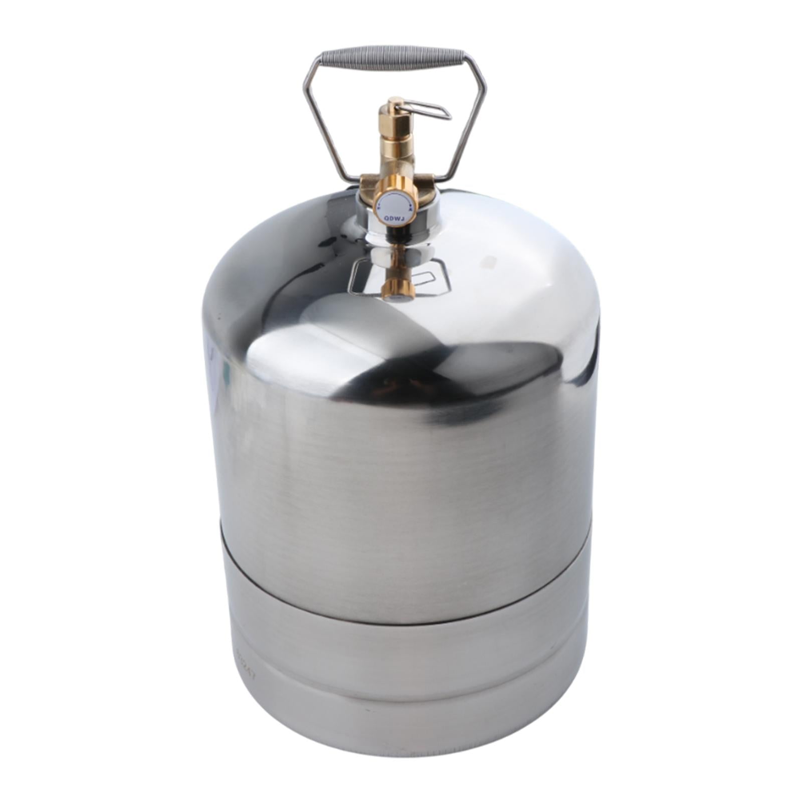 Camping Gas Tank Empty Refillable Portable for Gas Burner Hiking Backpacking 5L