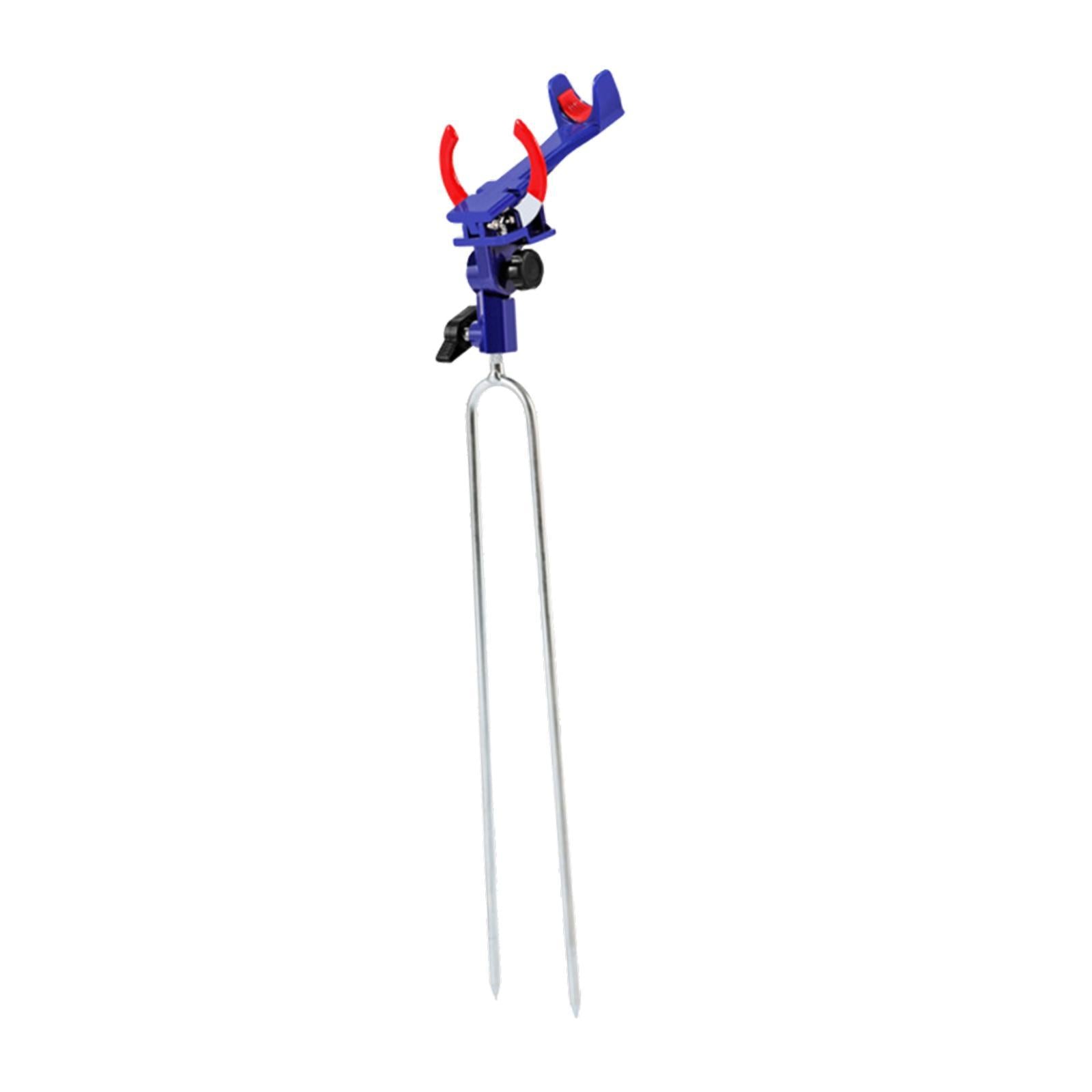 Metal Self-locking Fishing Pole Holder Non-slip for Lakes Beach Bank Fishing