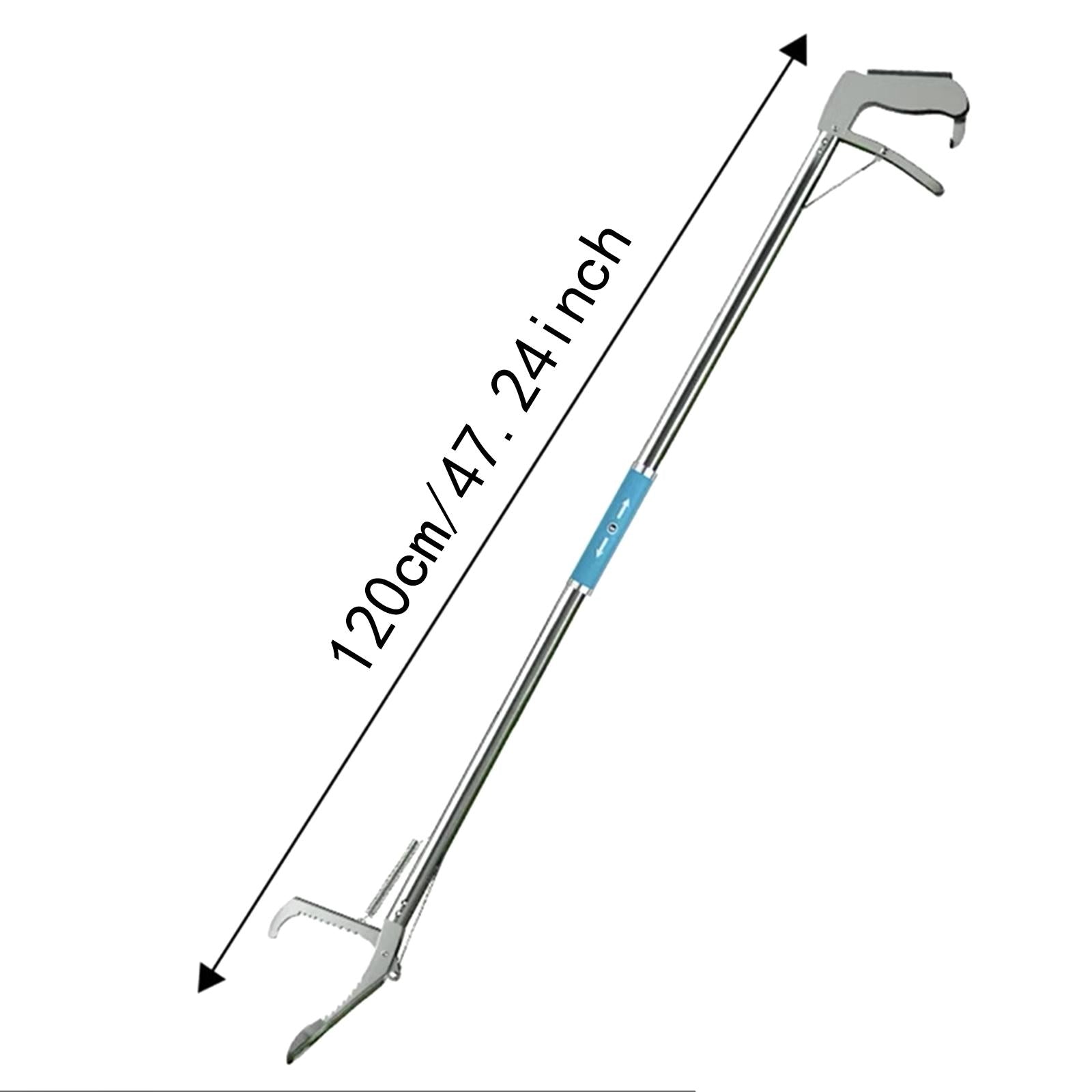 Snake Grabber Portable Non Slip Wide Jaw Outdoor Foldable Beach Trash Picker 1.2m