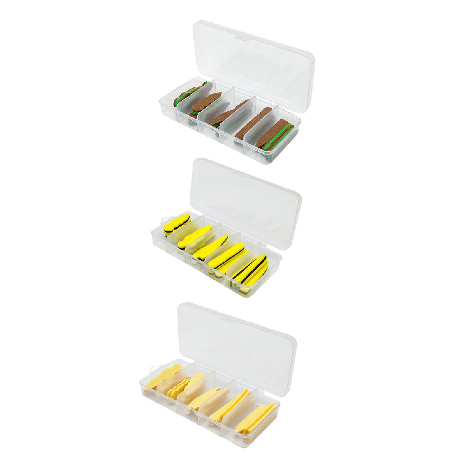 15Pcs Fly Tying Foam Bodies 5 Types Beginner Professionals DIY Fishing Lures Green Brown