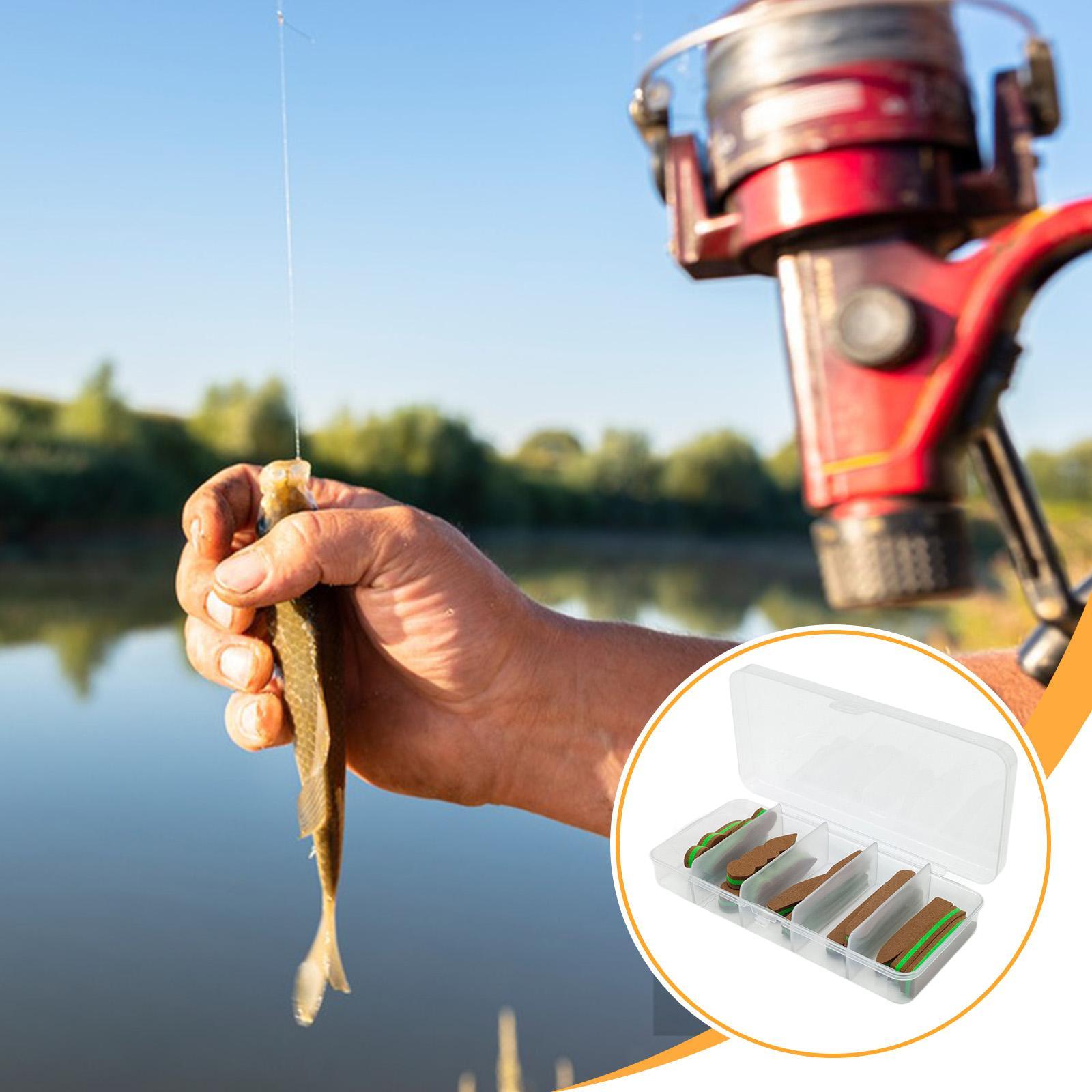 15Pcs Fly Tying Foam Bodies 5 Types Beginner Professionals DIY Fishing Lures Green Brown