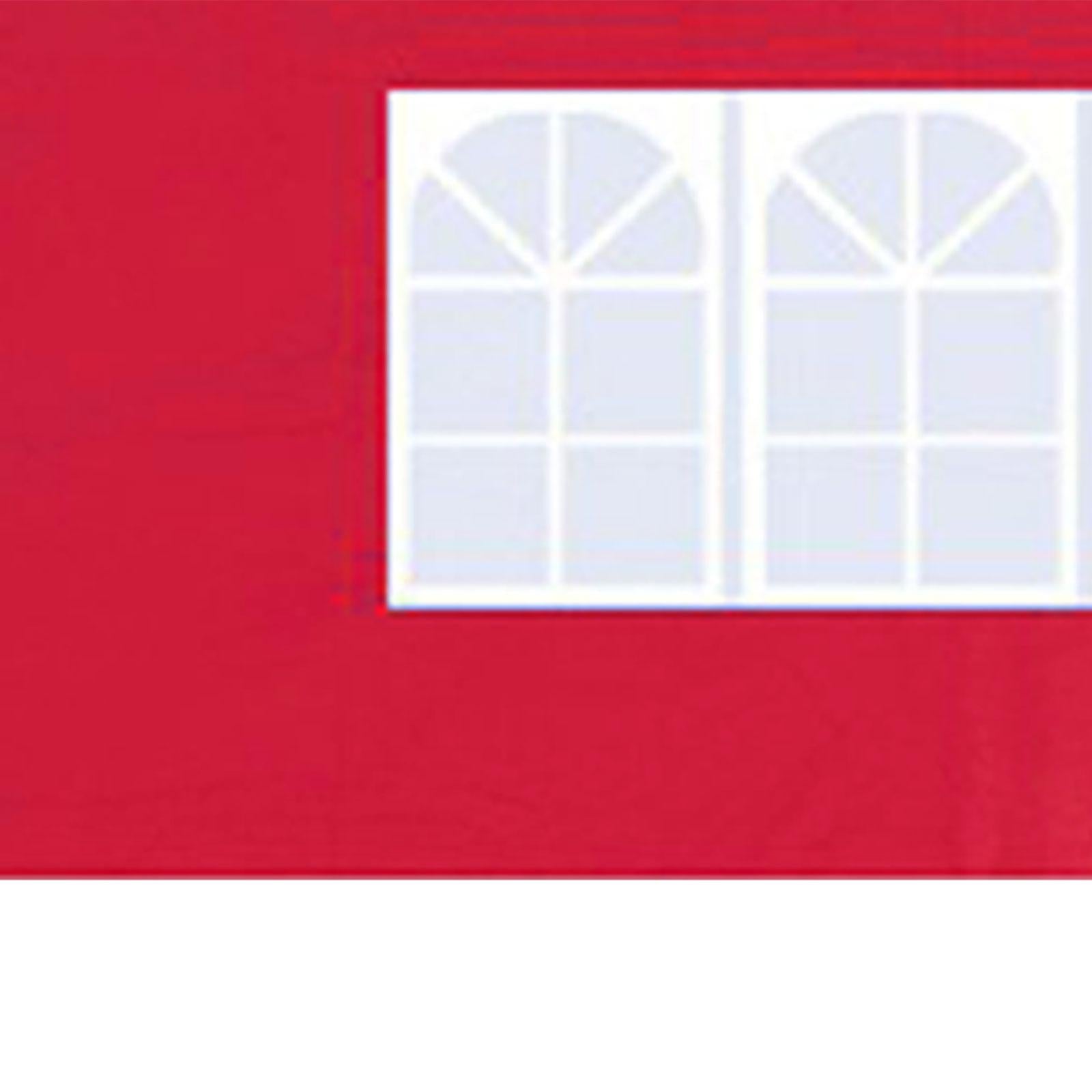 Side Wall Panel Portable Replacement Tent Sidewall for Sunshade Awning Patio Red