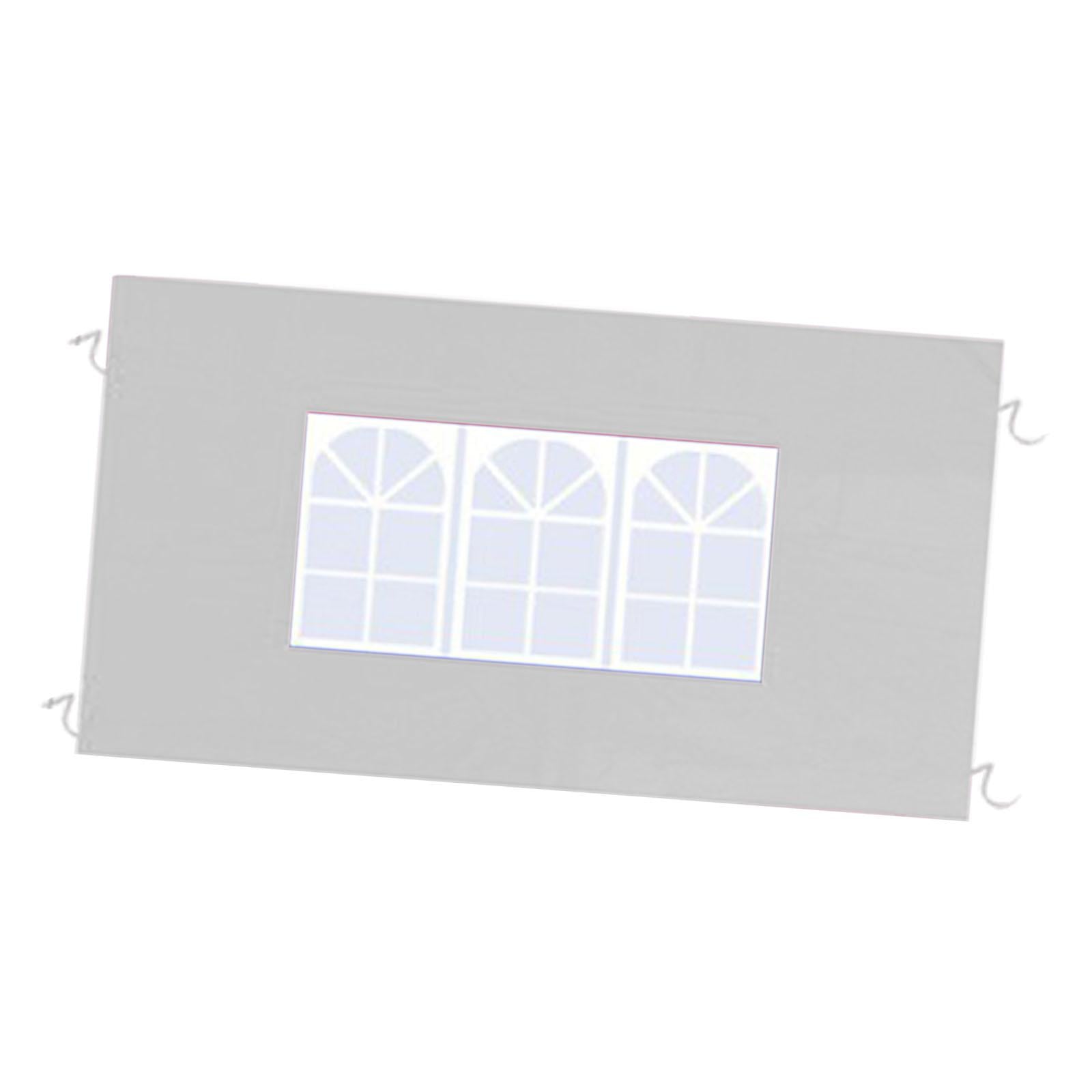 Side Wall Panel Portable Replacement Tent Sidewall for Sunshade Awning Patio White