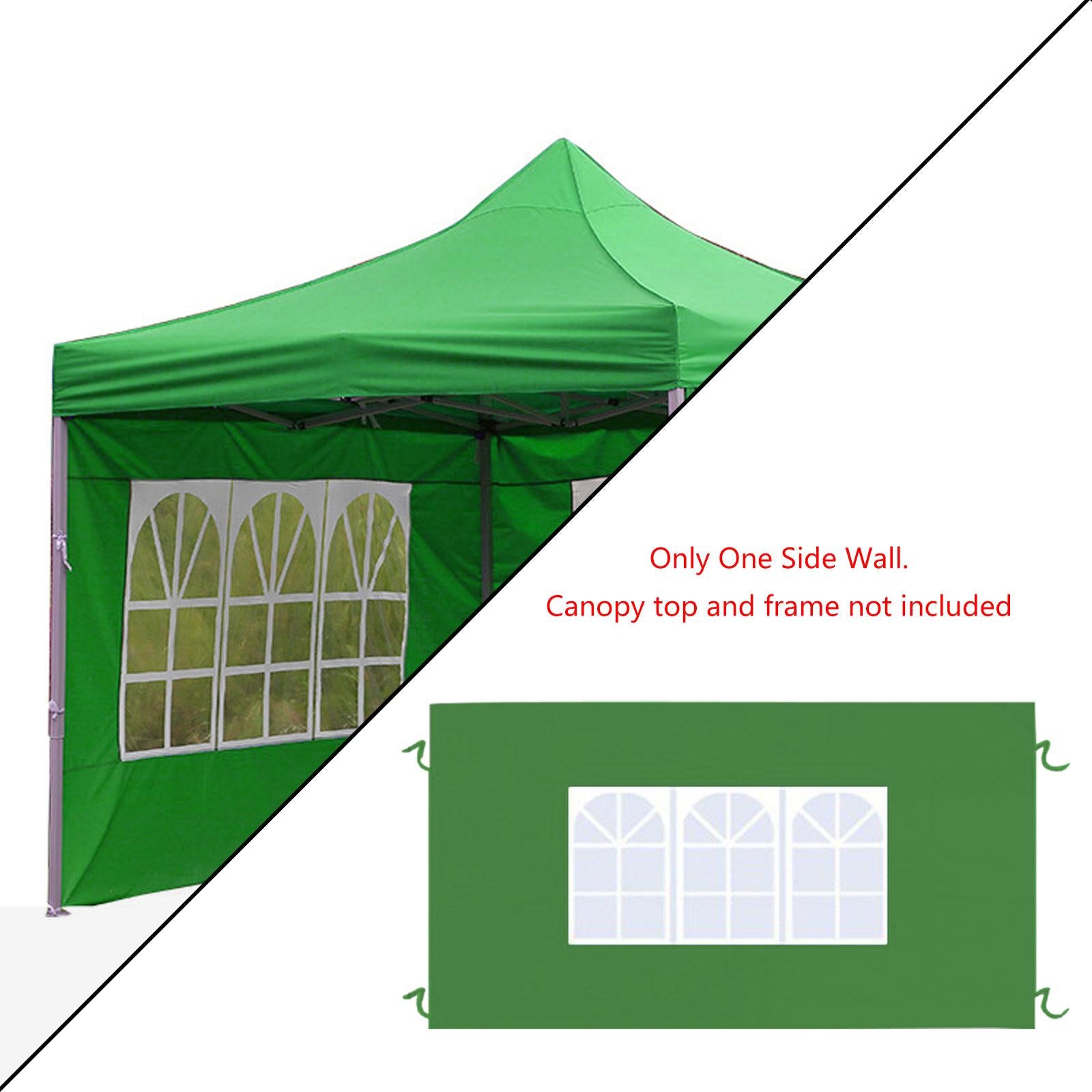 Side Wall Panel Portable Replacement Tent Sidewall for Sunshade Awning Patio Green