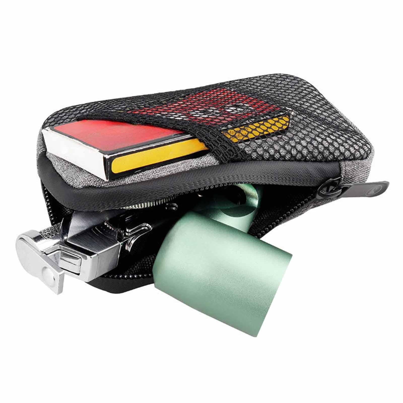 Pipe Storage Bag Large Capacity Travel Accessories Wallet for Outdoor Travel Gray