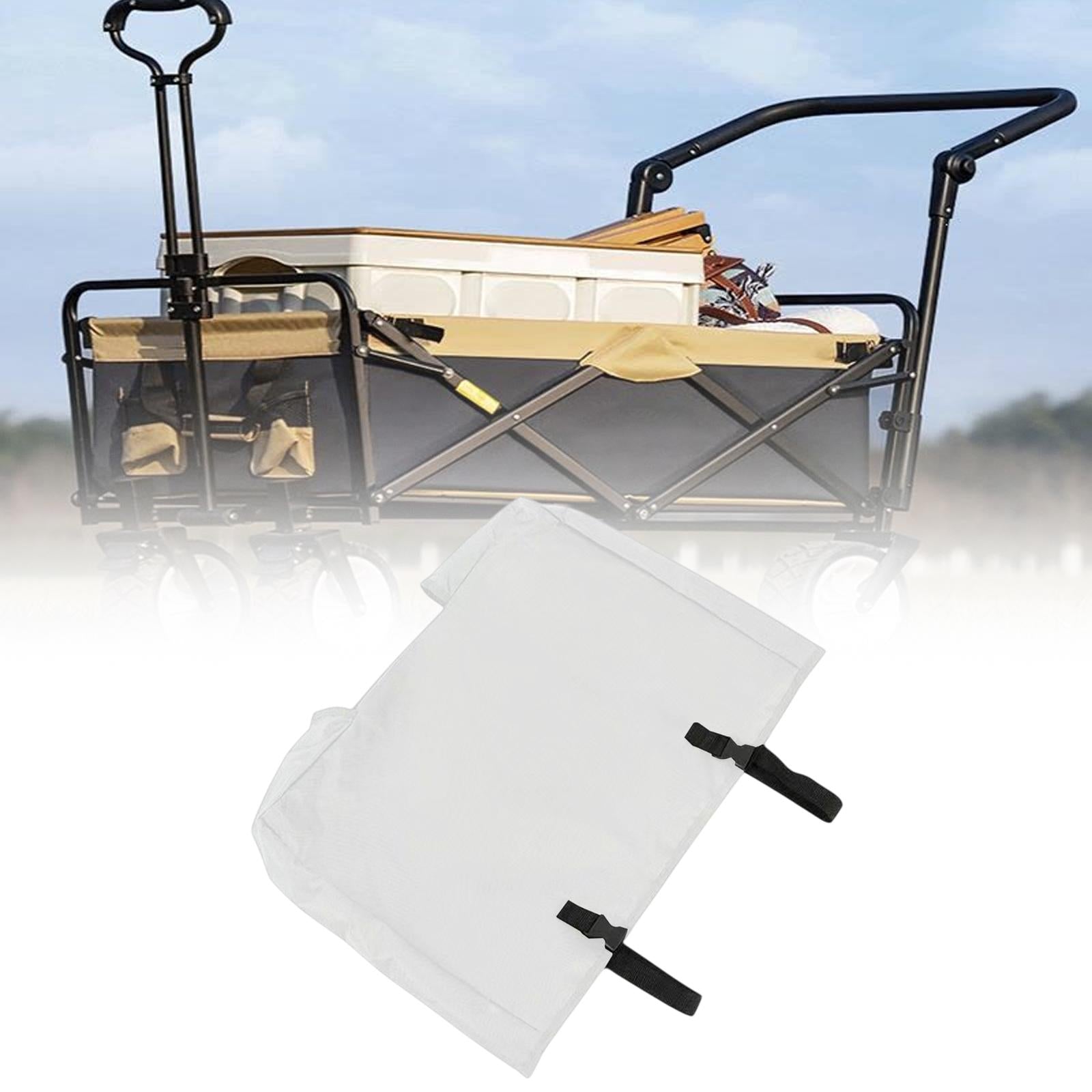 Utility Wagon Cover Portable Wagon Cart Cover for Garden Accessories Outdoor White