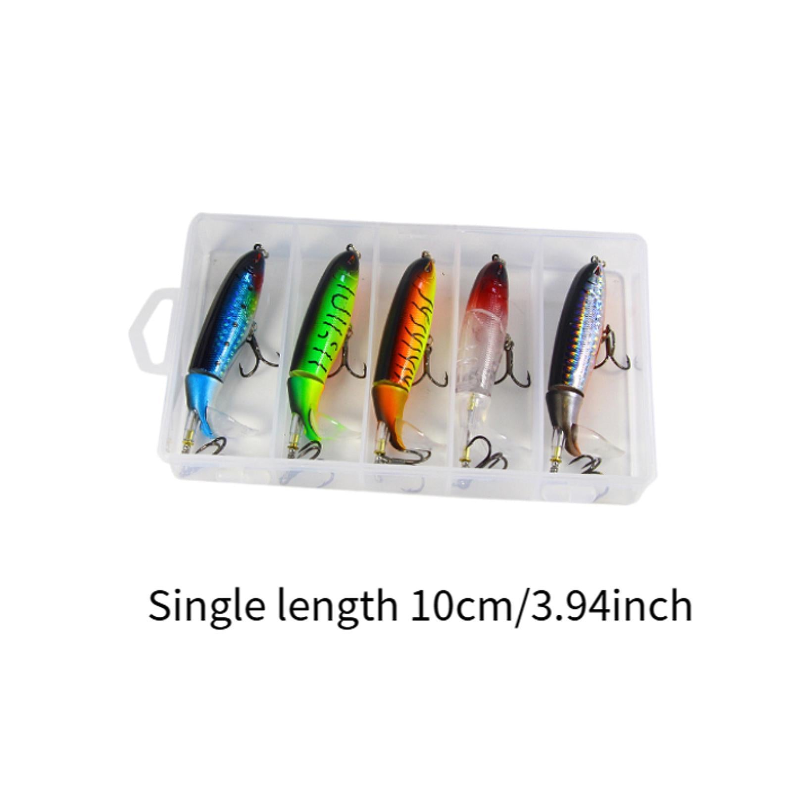 5x Fishing Lures Crankbait Hard Spinnerbaits Swimbaits for Pike Crappie Bass