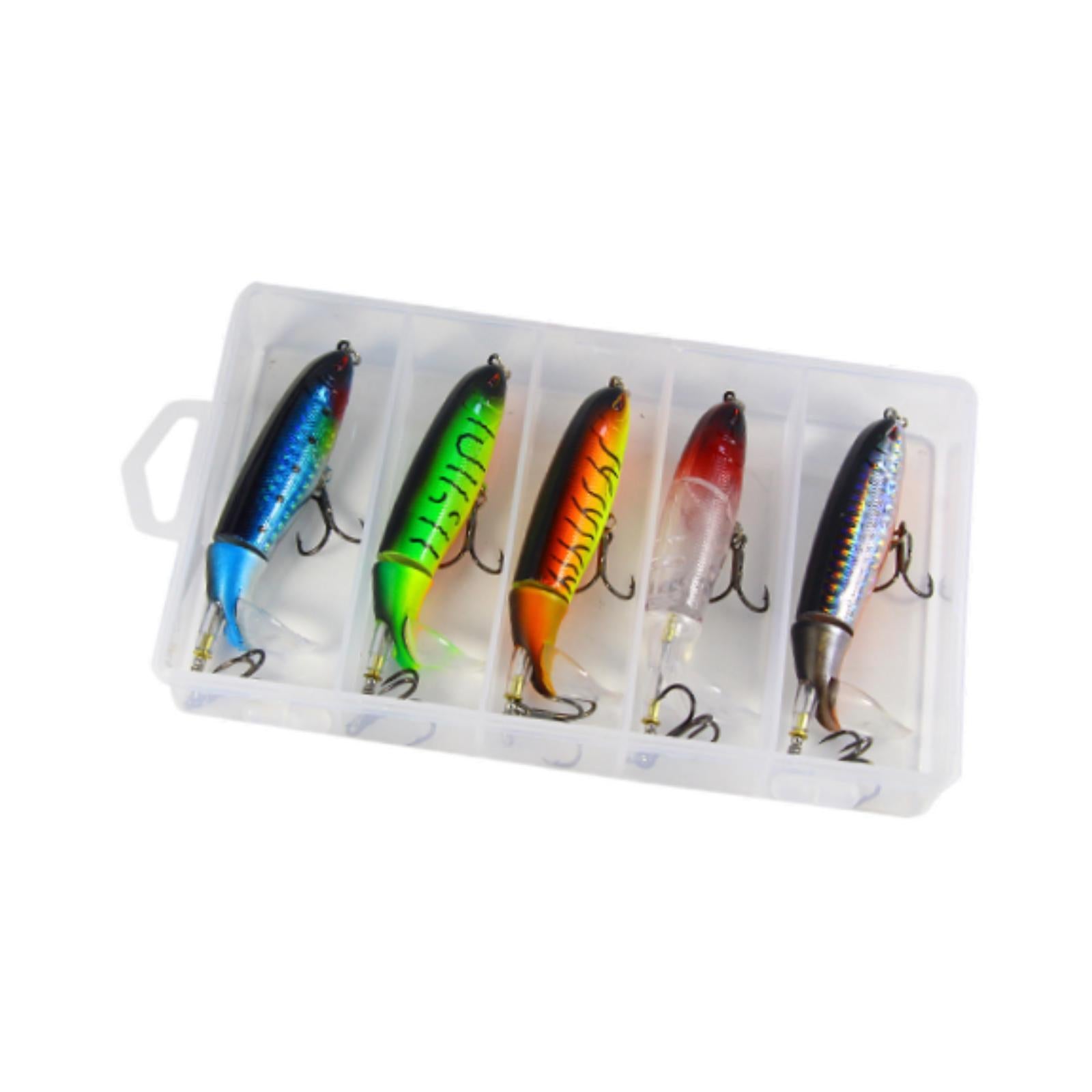 5x Fishing Lures Crankbait Hard Spinnerbaits Swimbaits for Pike Crappie Bass