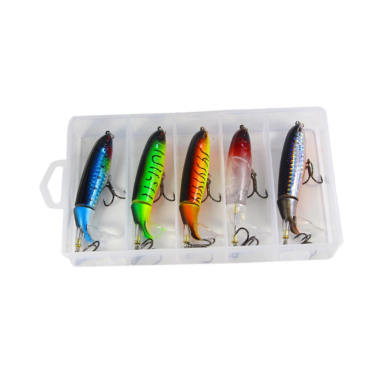 5x Fishing Lures Crankbait Hard Spinnerbaits Swimbaits for Pike Crappie Bass