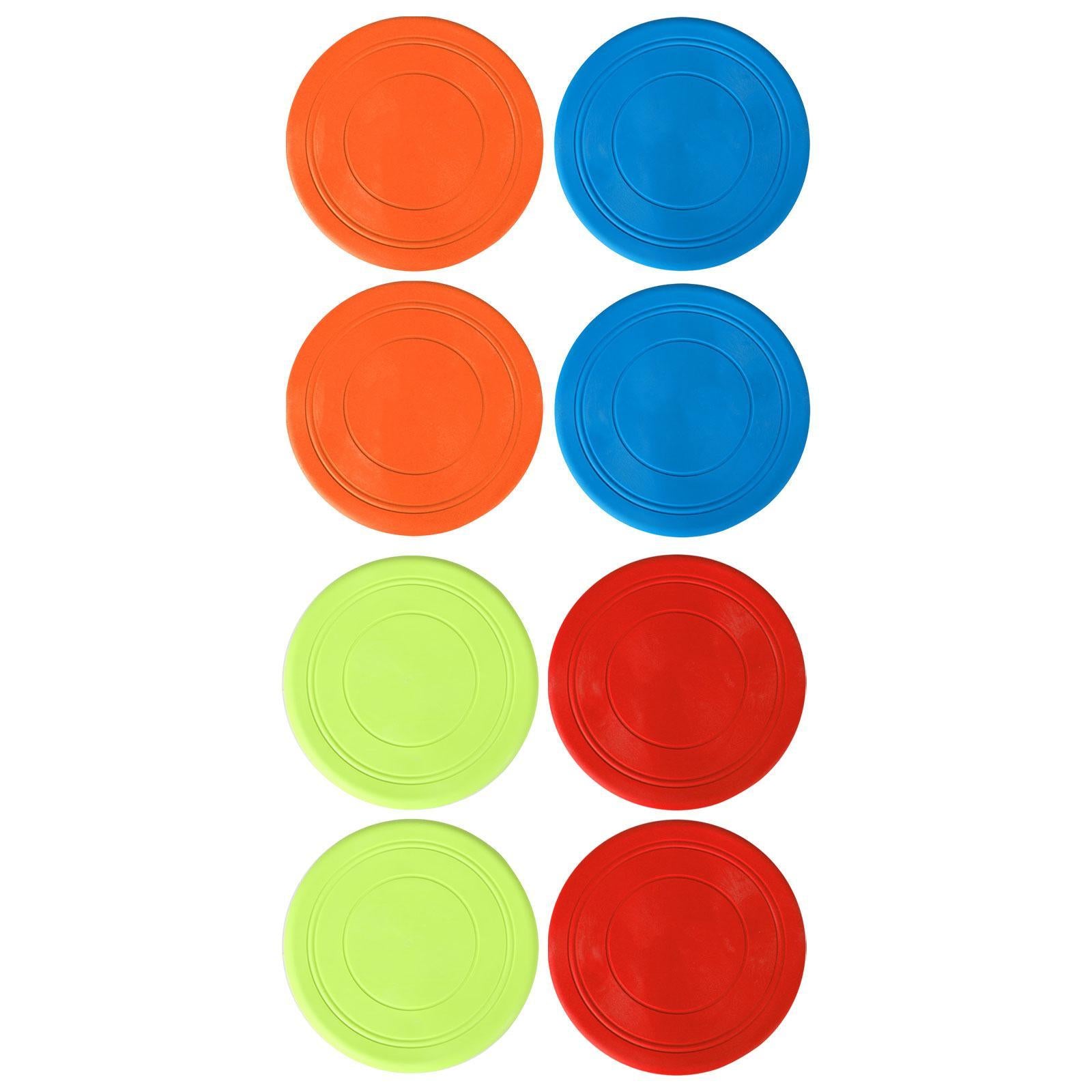 2Pcs Kids Flying Discs Outdoor Children Playing for Picnic Background Garden Orange