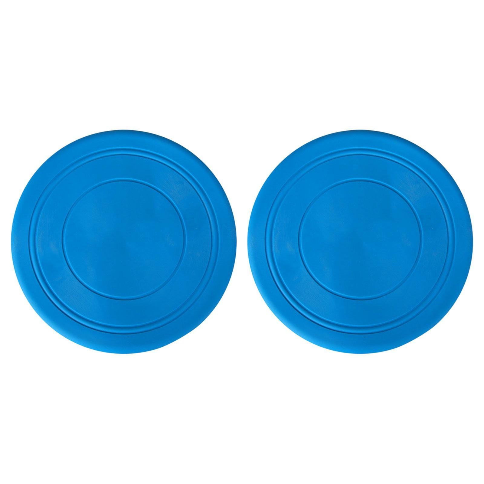 2Pcs Kids Flying Discs Outdoor Children Playing for Picnic Background Garden Blue