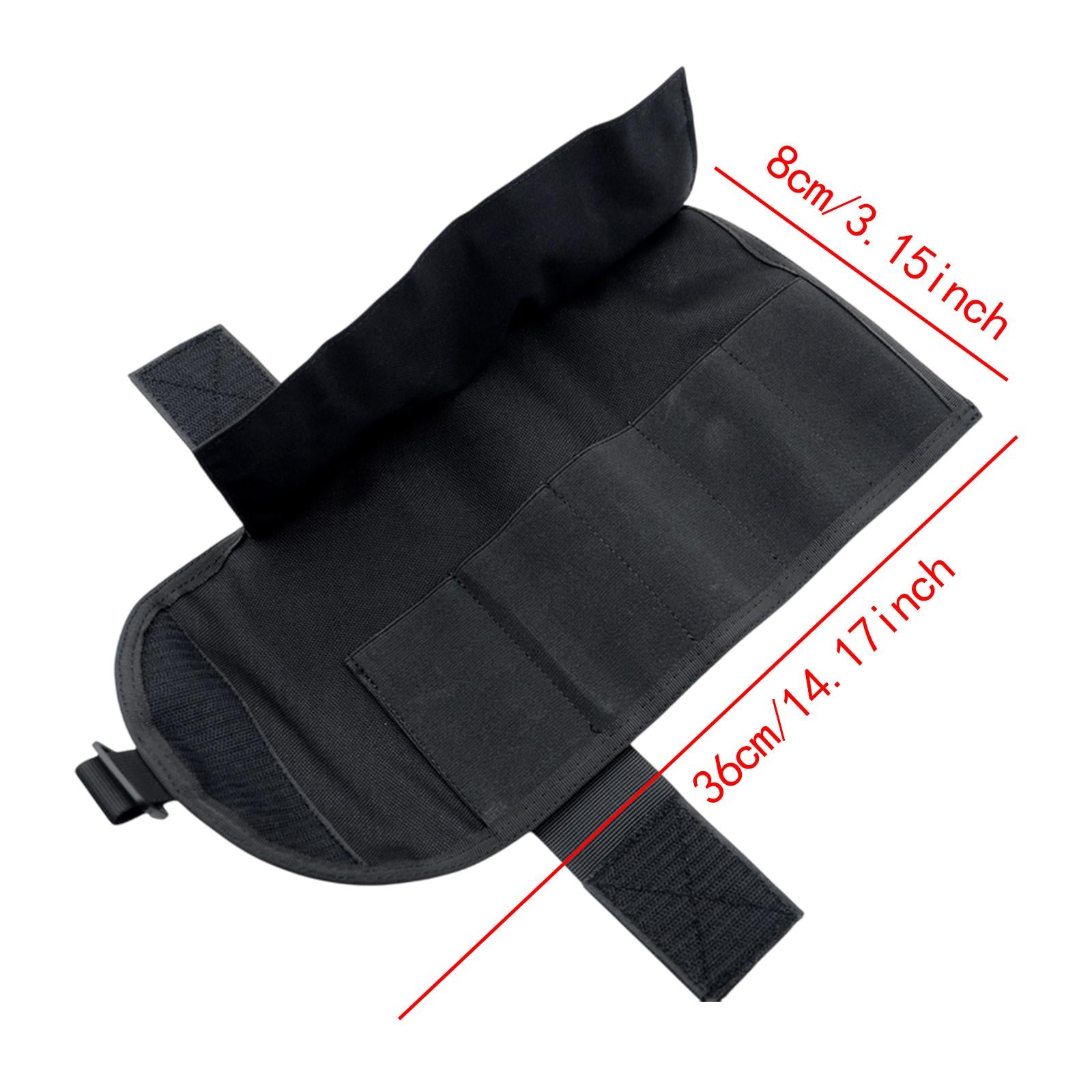 Garden Gear Storage Roll Bag Outdoor Tool Roll for Pliers Garden Garden black