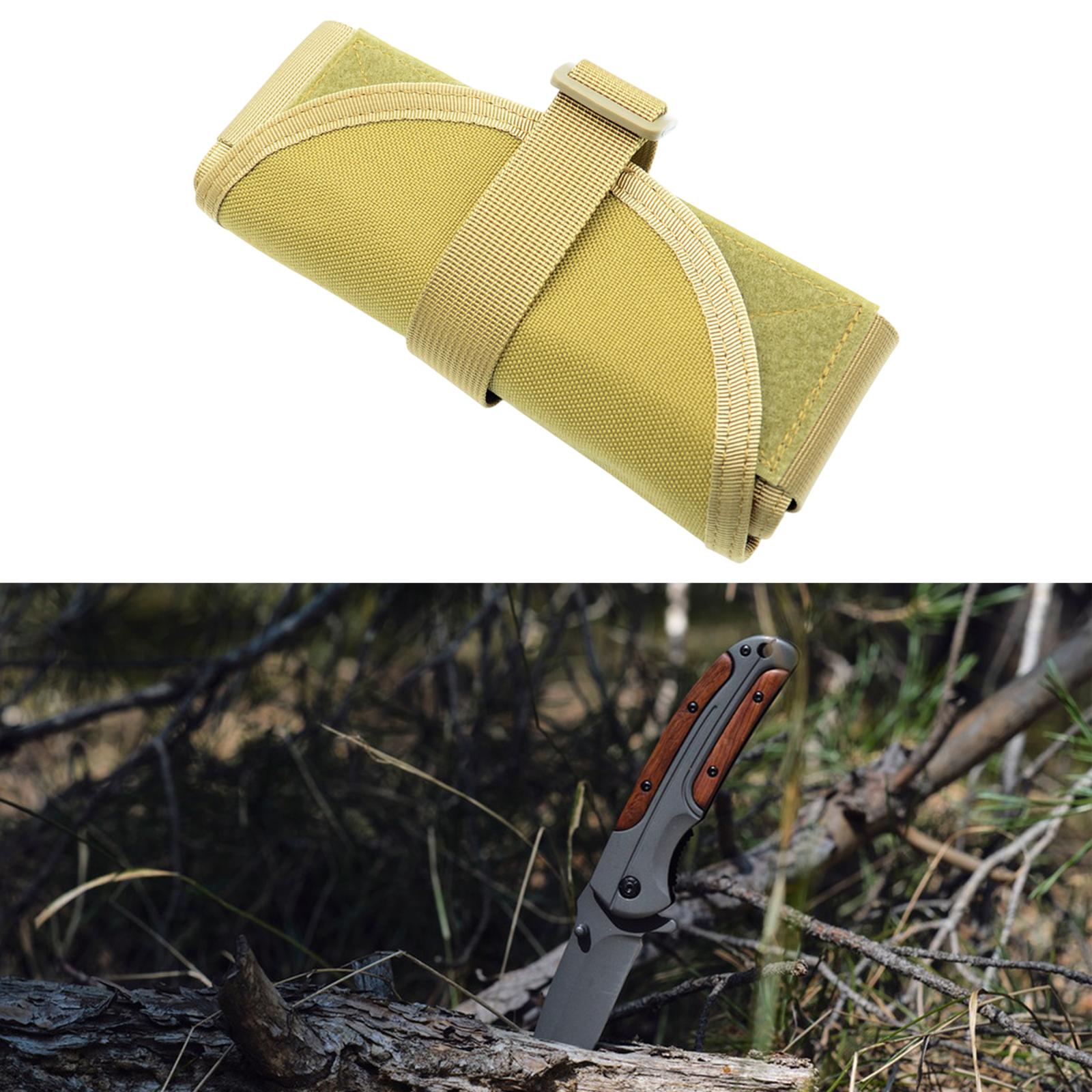 Garden Gear Storage Roll Bag Outdoor Tool Roll for Pliers Garden Garden Khaki