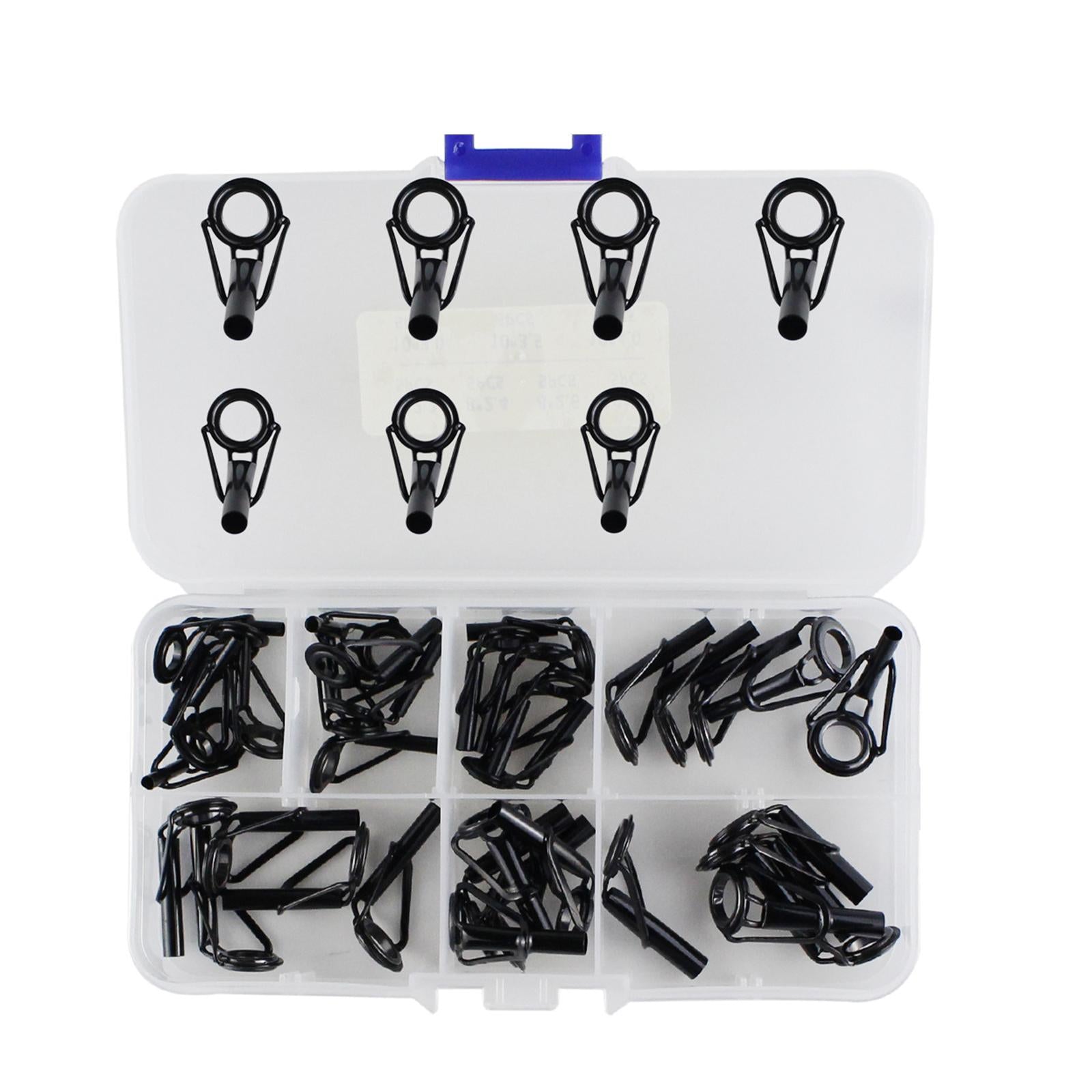 35 Pieces Fishing Rod Tips Repair Kit Heavy Duty for Lover Boys Professional