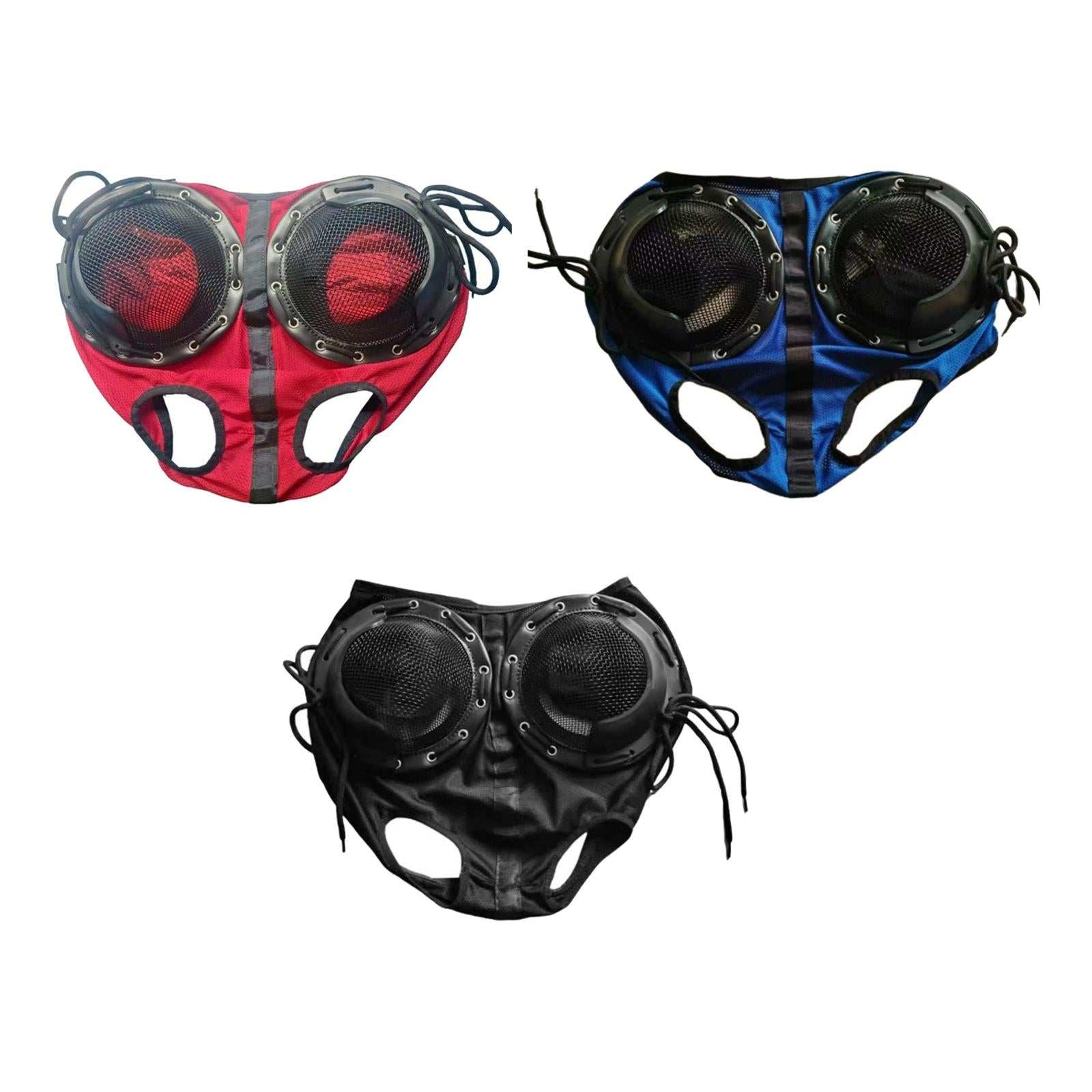Horse Riding Glasses Professional Reduce Visual Interference Horse Eye Cover Red