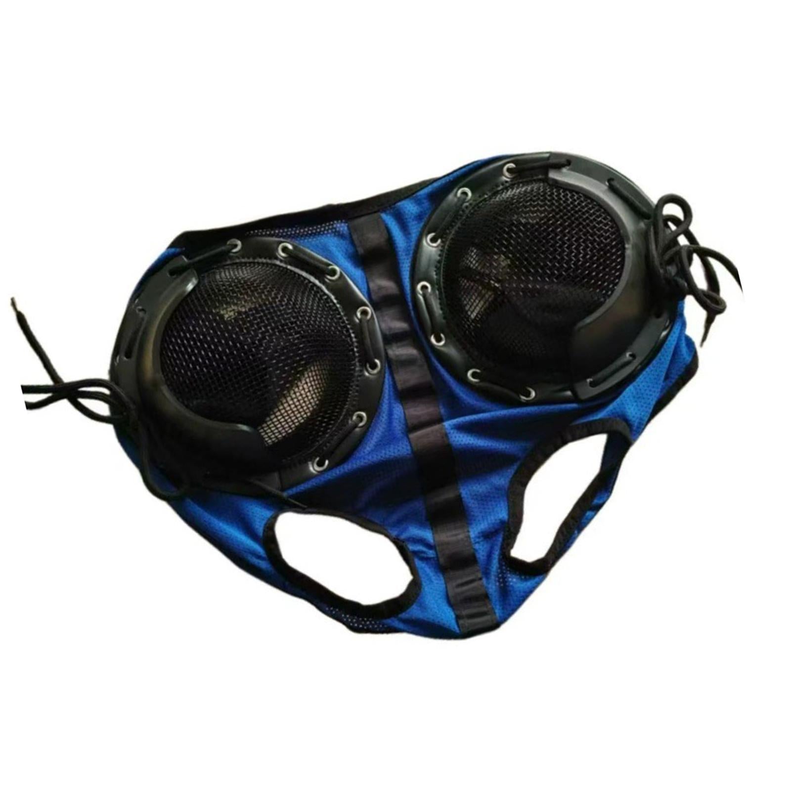 Horse Riding Glasses Professional Reduce Visual Interference Horse Eye Cover Blue