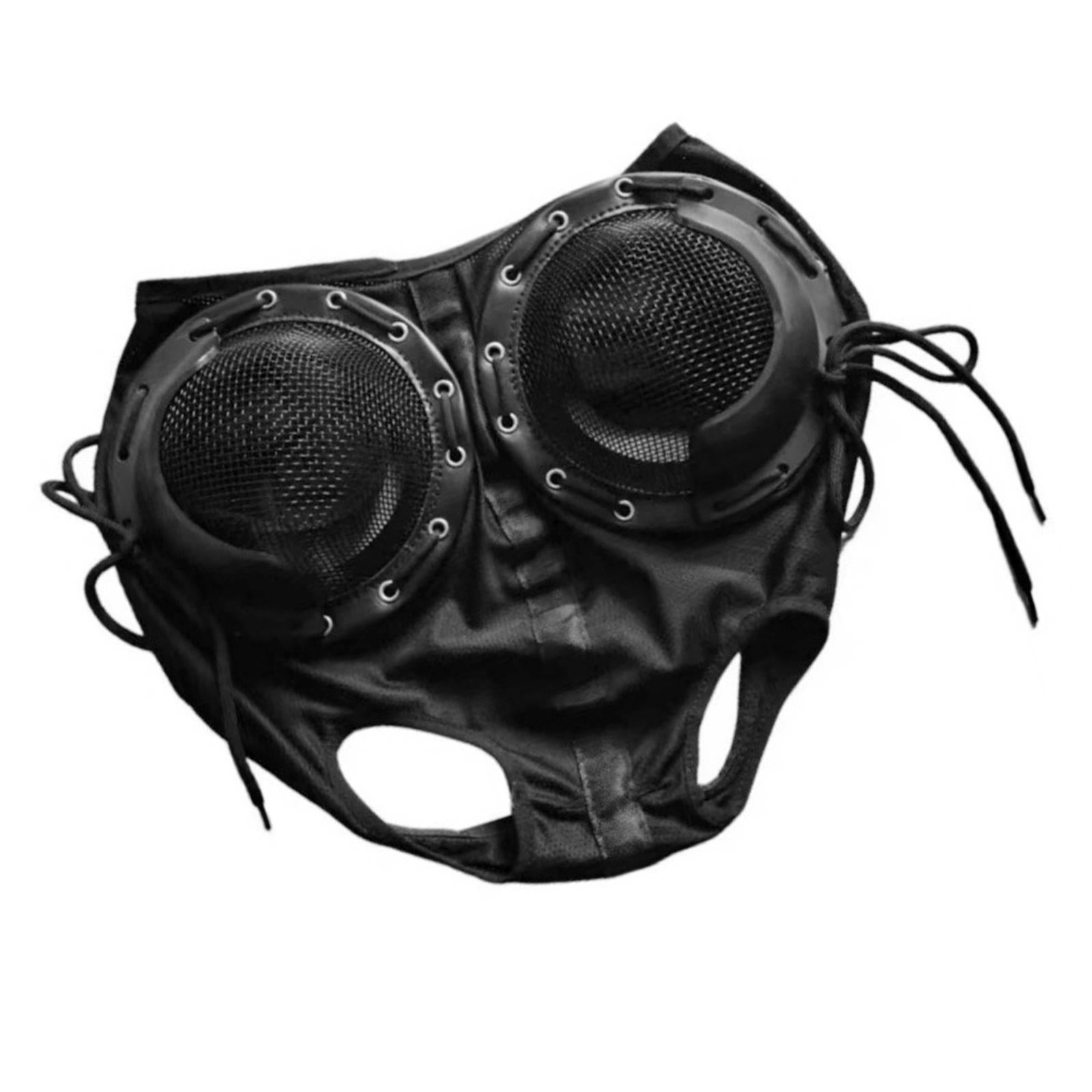 Horse Riding Glasses Professional Reduce Visual Interference Horse Eye Cover Black
