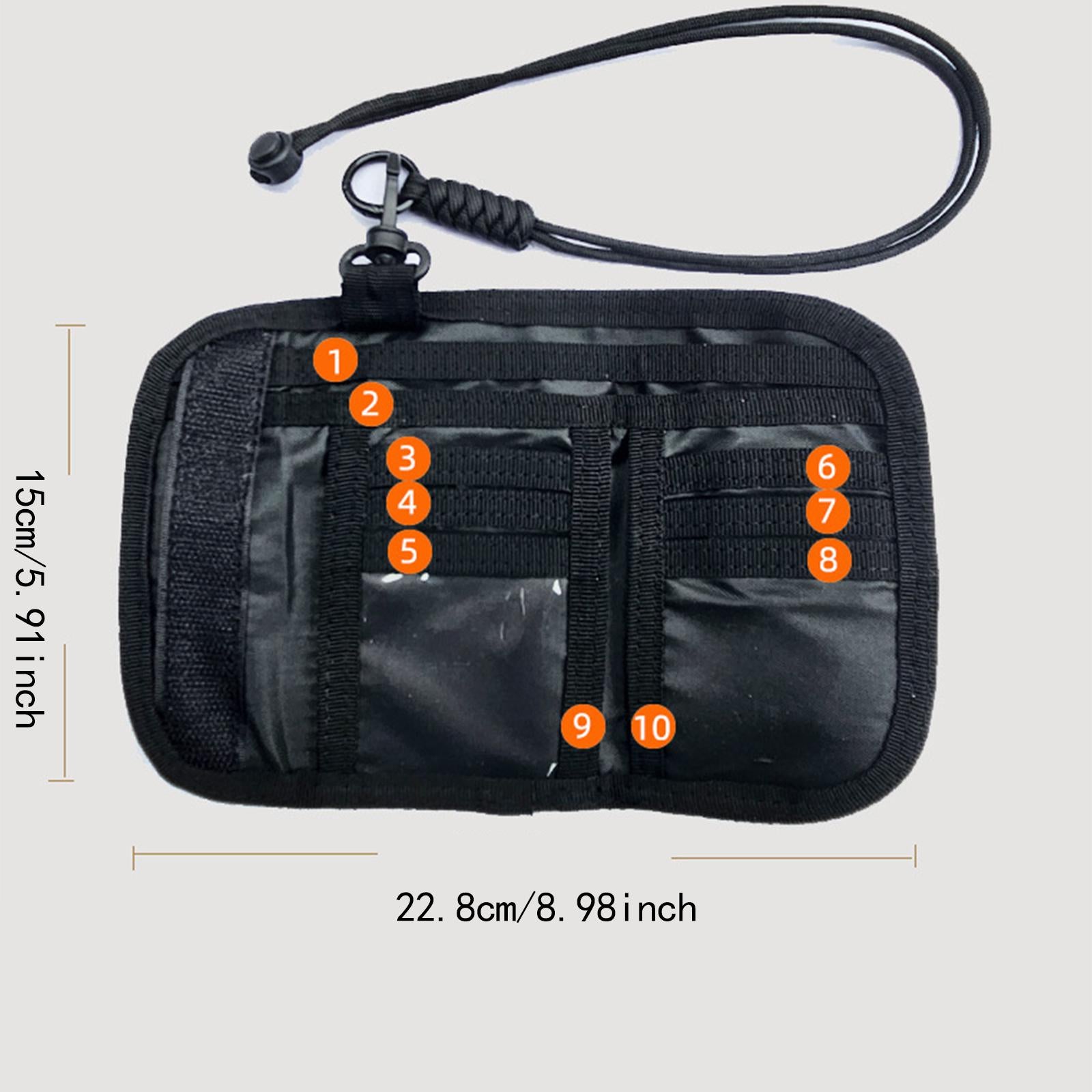 ID Card Holder with Neck Adjustable Lanyard for Adolescent Cash Badge Holder