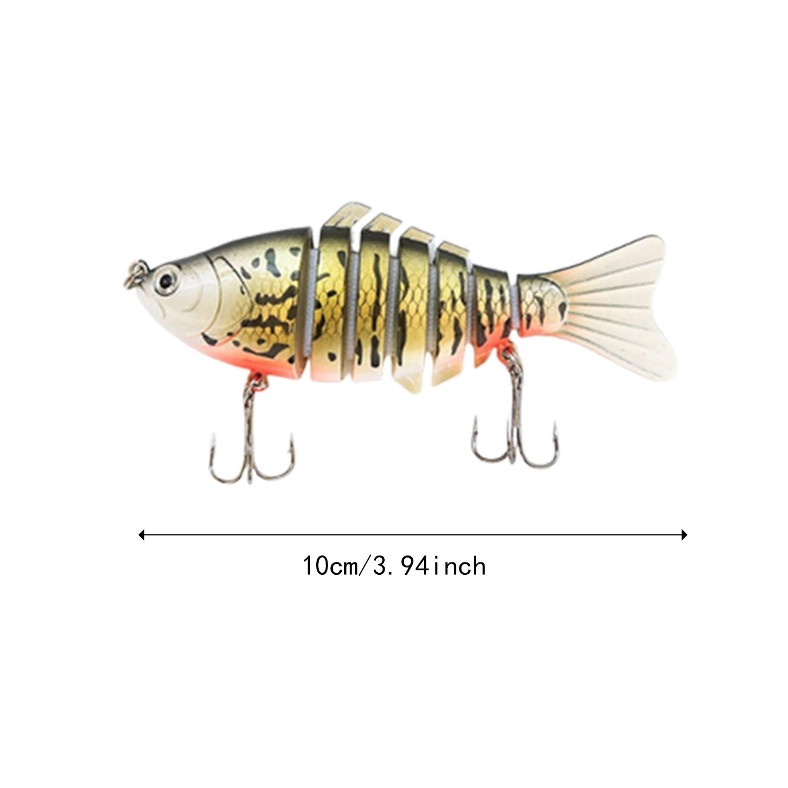 5Pcs Fishing Lures Swimming Baits Metal Hard Lures for Trout Catfish Walleye