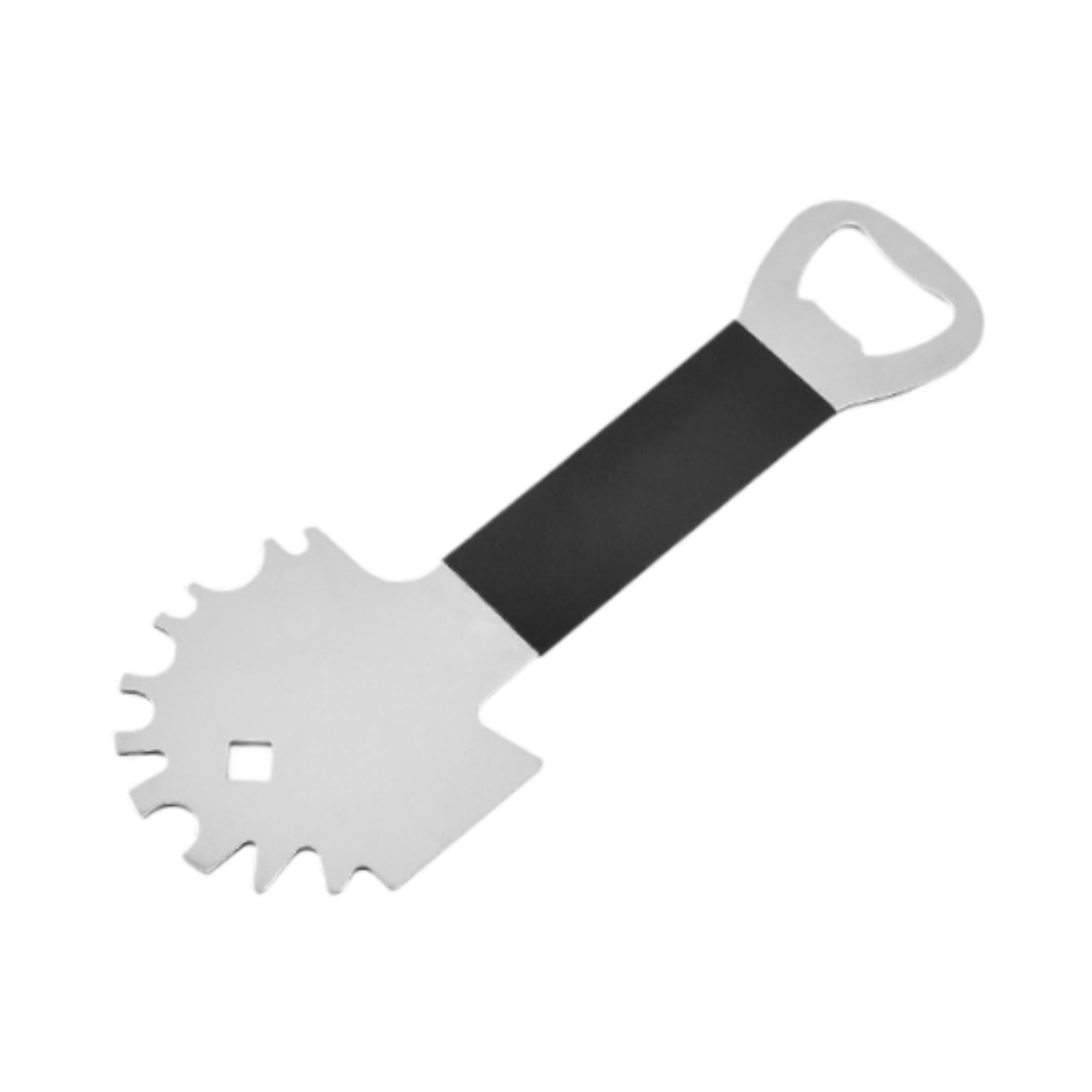 BBQ Grate Scraper Comfortable Grip Bottle Opener for Outdoor Kitchen Parties
