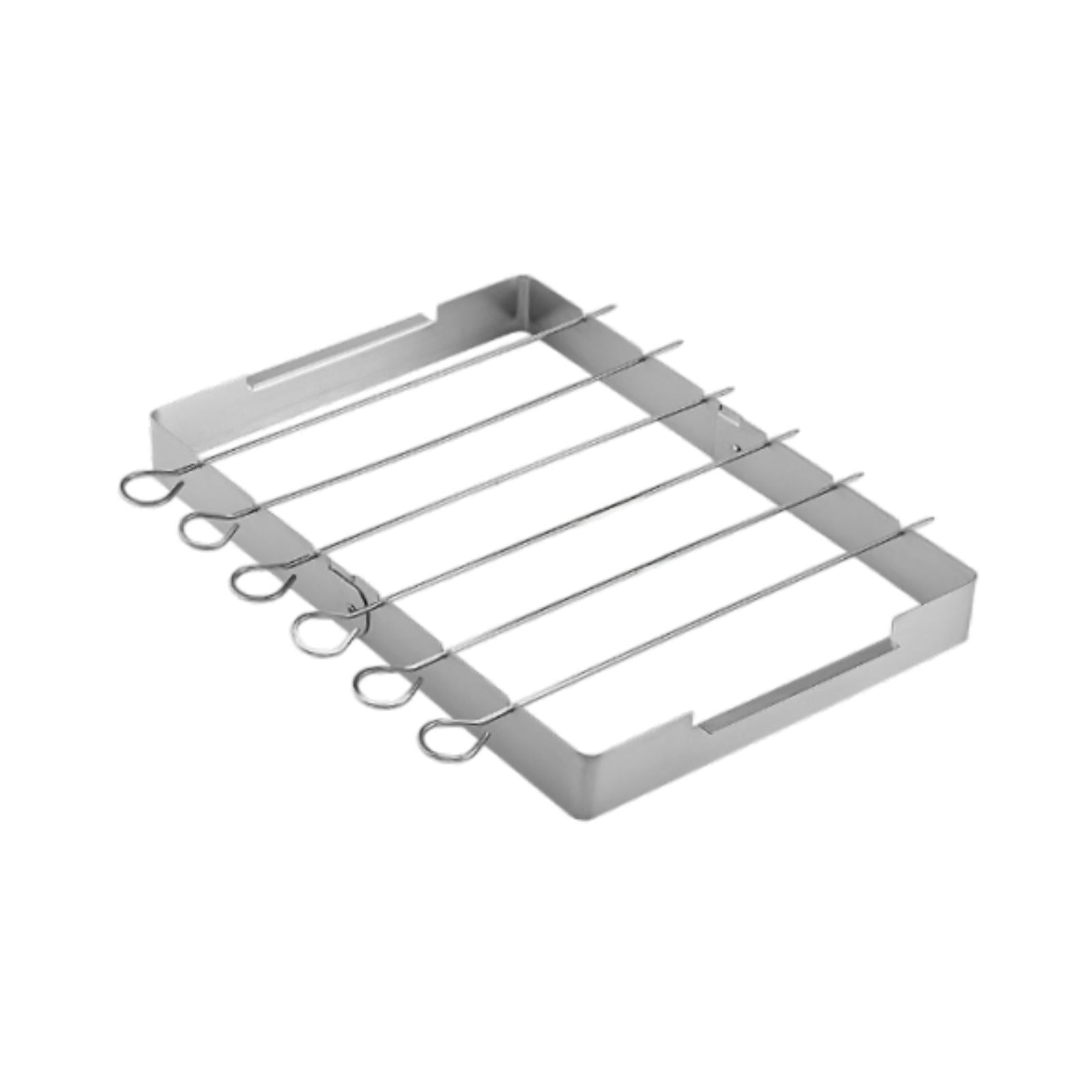 Stainless Steel BBQ Shish Set Shish Holder for BBQ Beach Outdoor