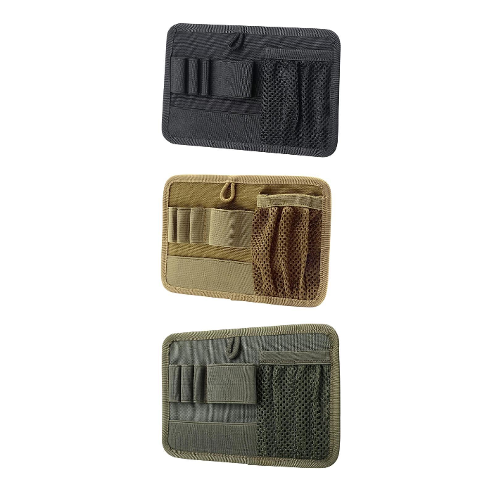 EDC Tool Organizer Board Portable Backpack Accessories for Holding Keychains Black