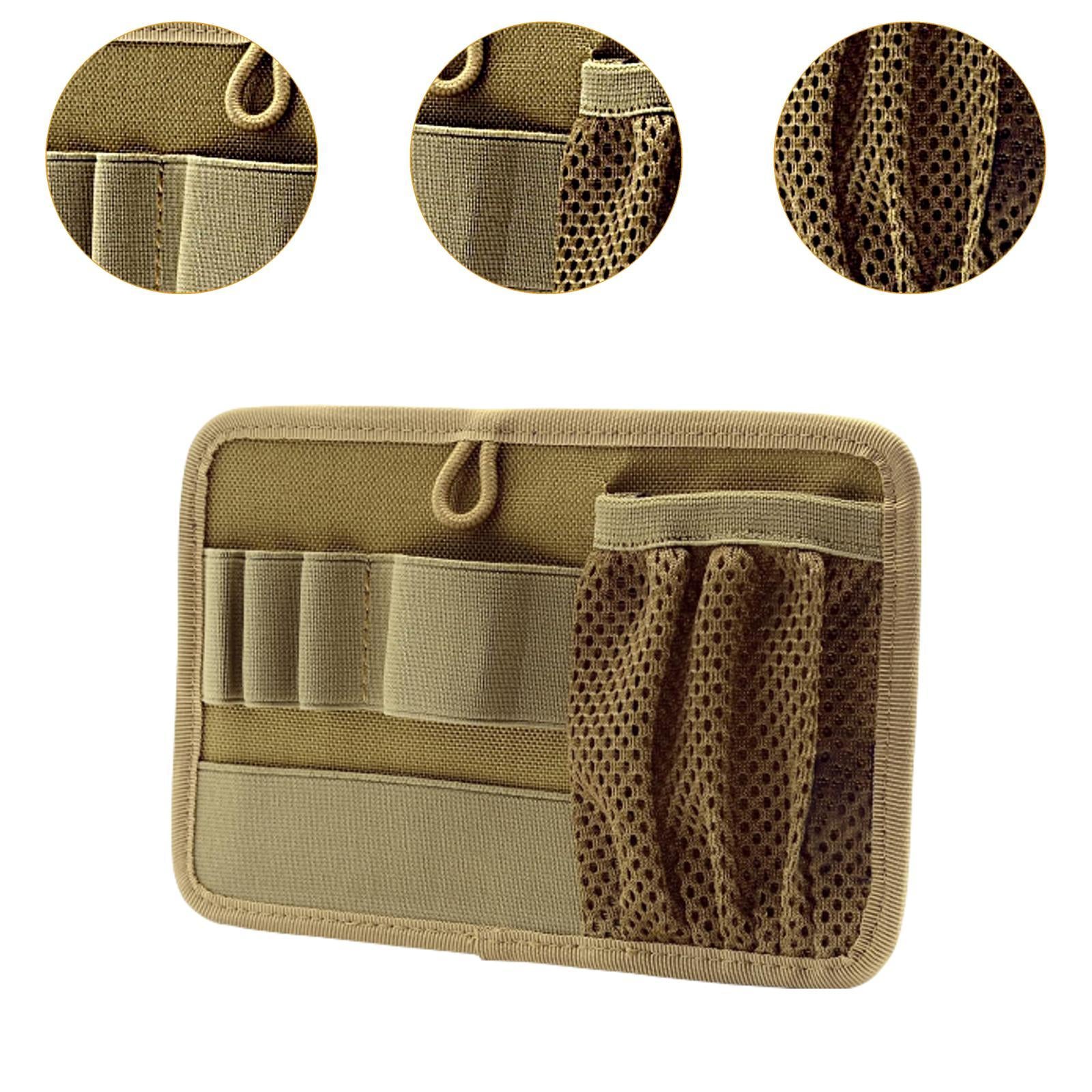 EDC Tool Organizer Board Portable Backpack Accessories for Holding Keychains Khaki