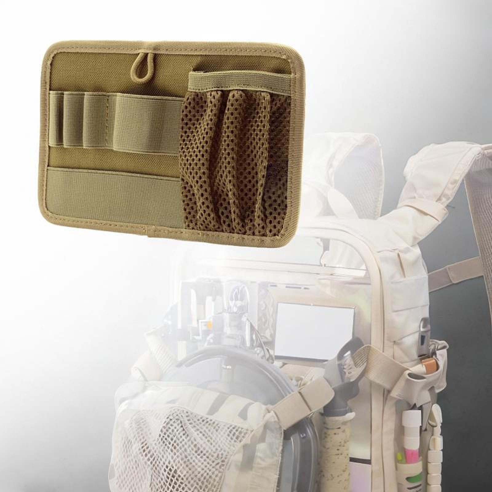 EDC Tool Organizer Board Portable Backpack Accessories for Holding Keychains Khaki