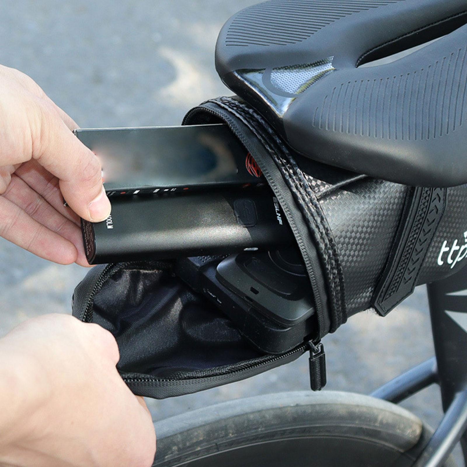 Bike Seat Saddle Bag Tail Pouch for Cycling Mountain Road Bikes Folding Bike