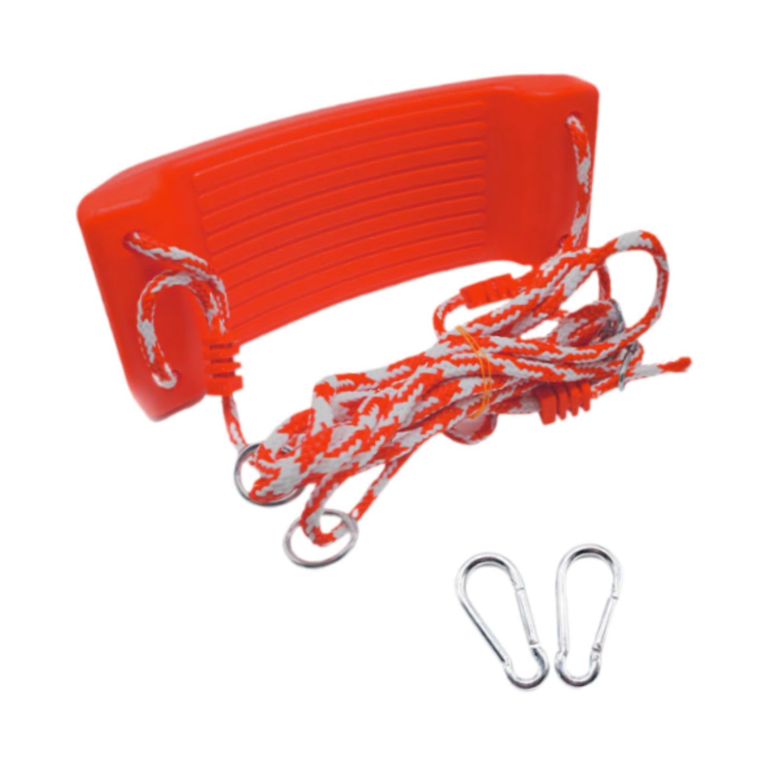 Full Swing Set Easy to Install 1 Complete Swing Kit for Backyard Kids Adults Red