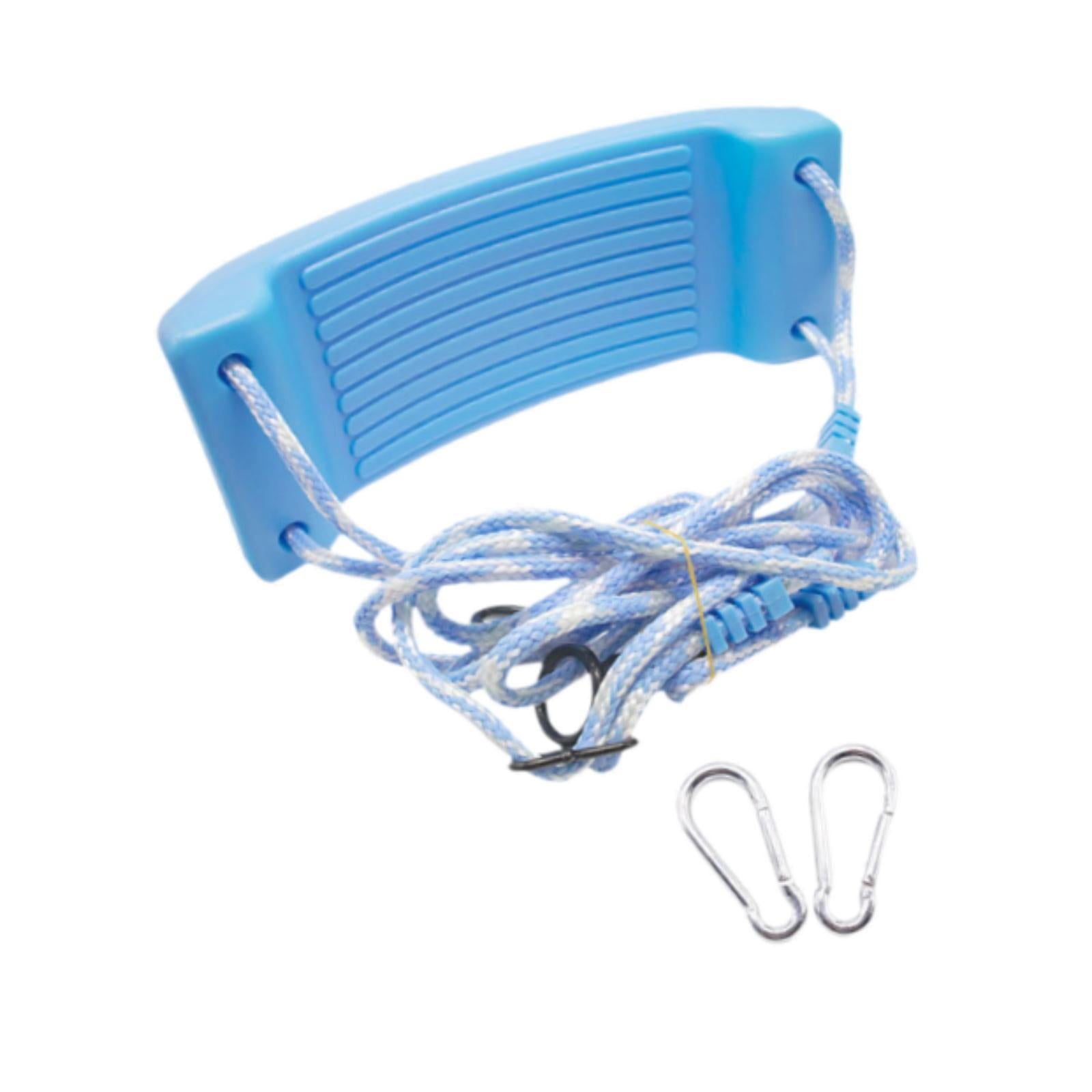 Full Swing Set Easy to Install 1 Complete Swing Kit for Backyard Kids Adults Blue