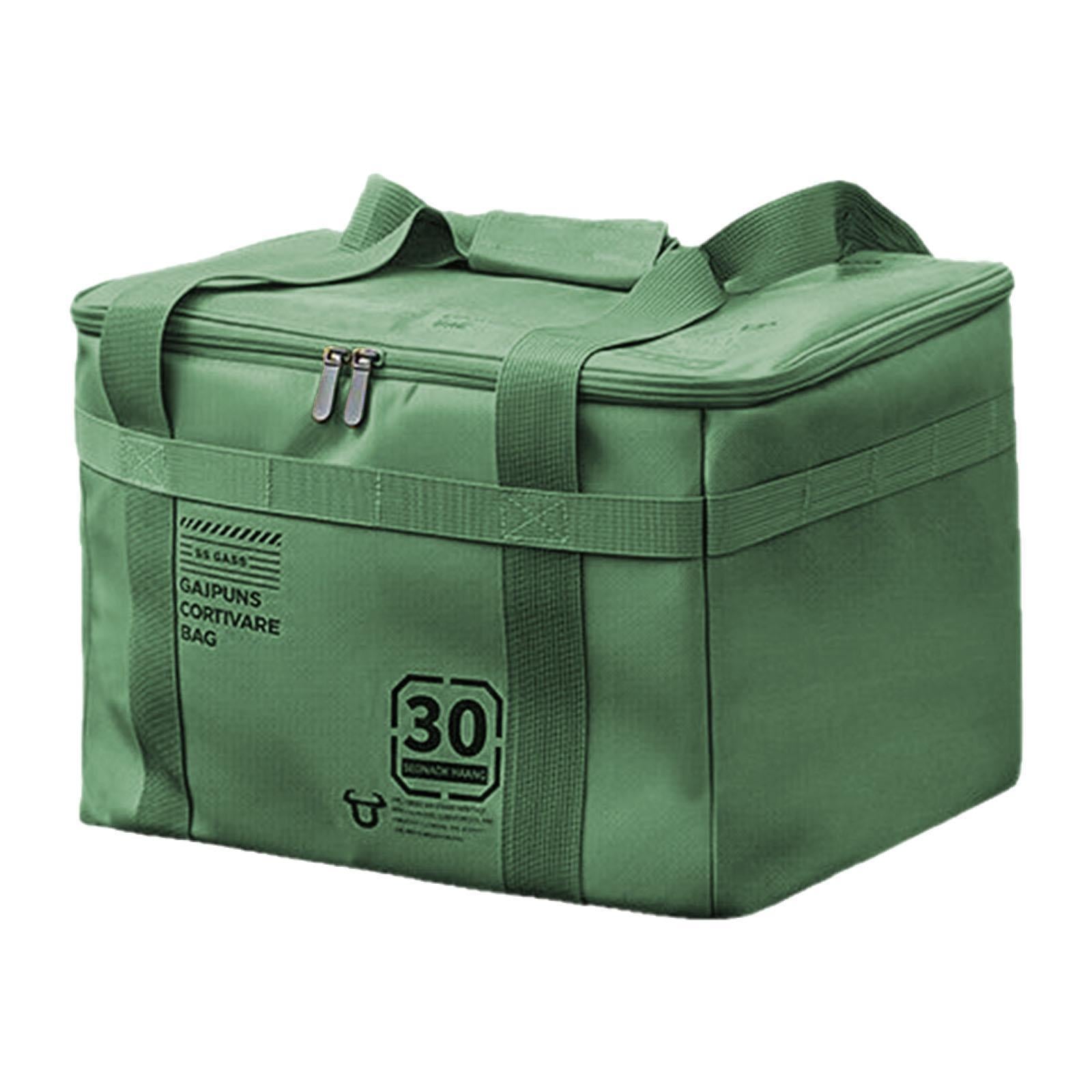 Camping Storage Bag Multifunctional Trunk Organizer for Travel Beach Fishing Green
