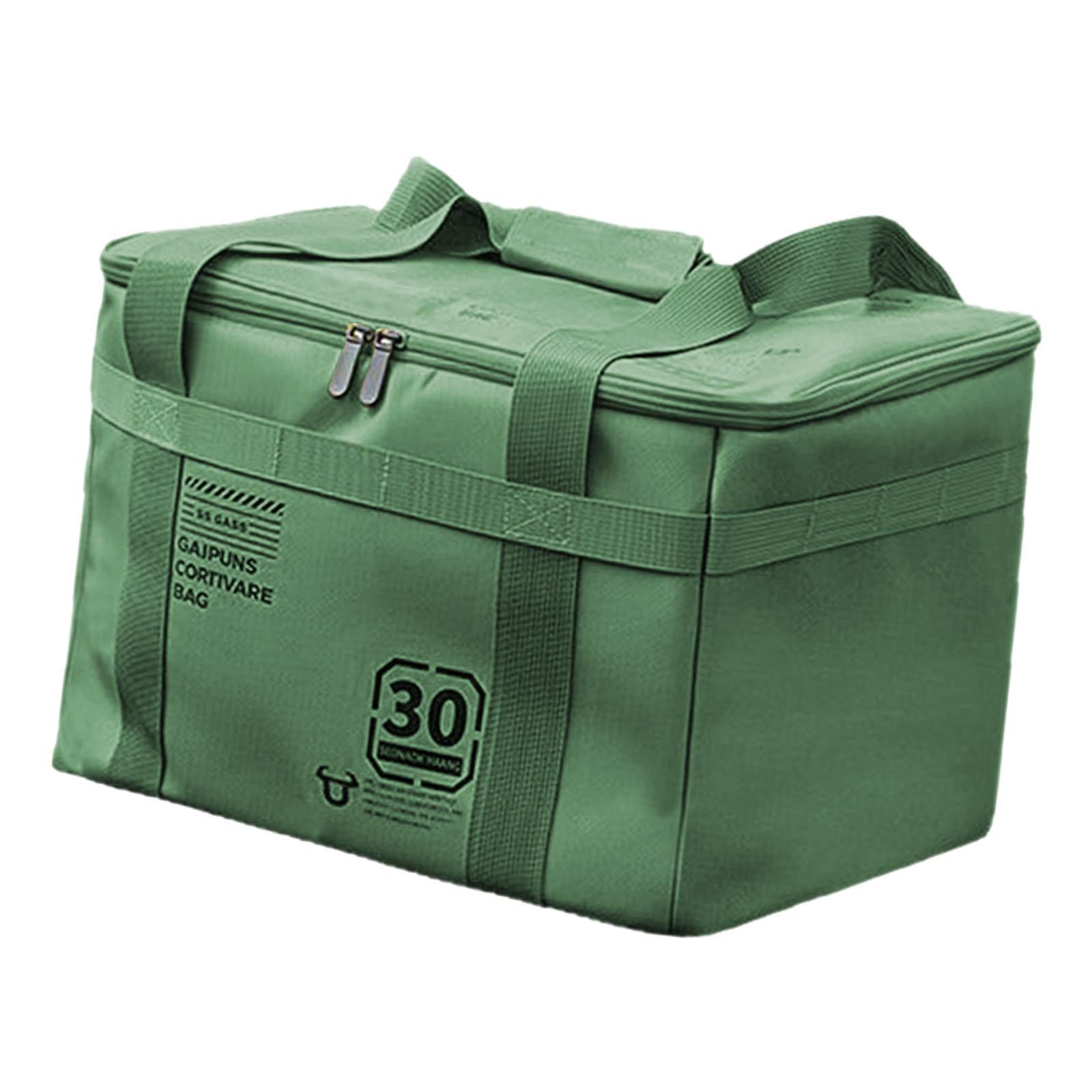 Camping Storage Bag Multifunctional Trunk Organizer for Travel Beach Fishing Green