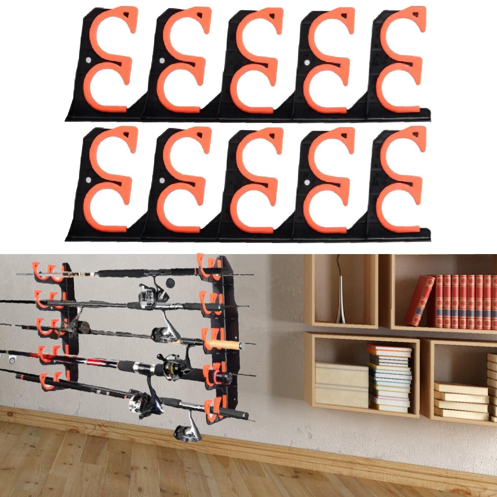 Fishing Rod Holder for Garage Soft Fishing Gear Storage Fishing Pole Holders