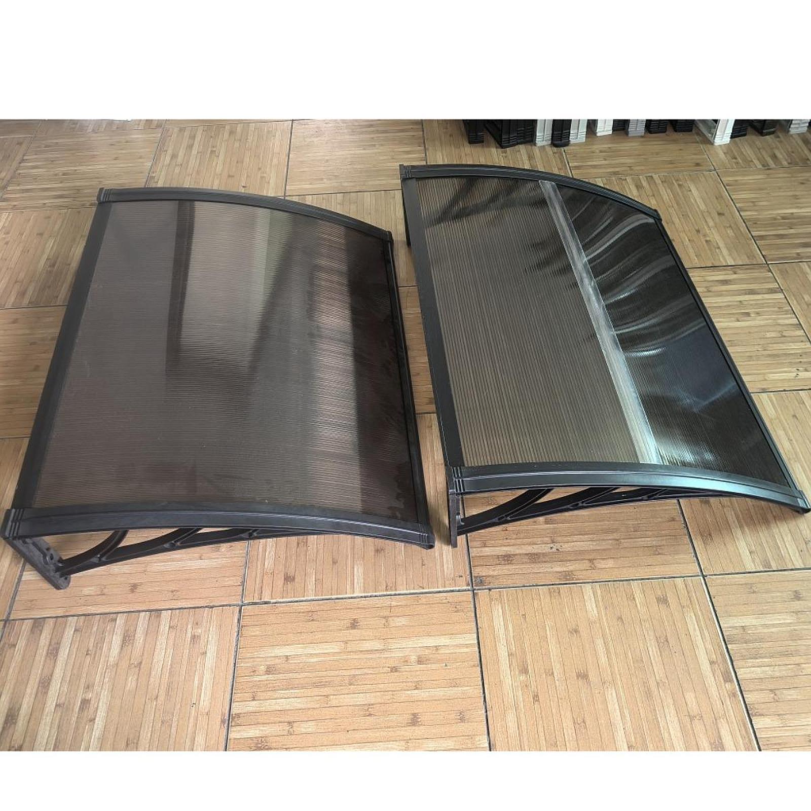 Window Awning Versatile Decoration Door Canopy for Entrance Garage Household Light Brown