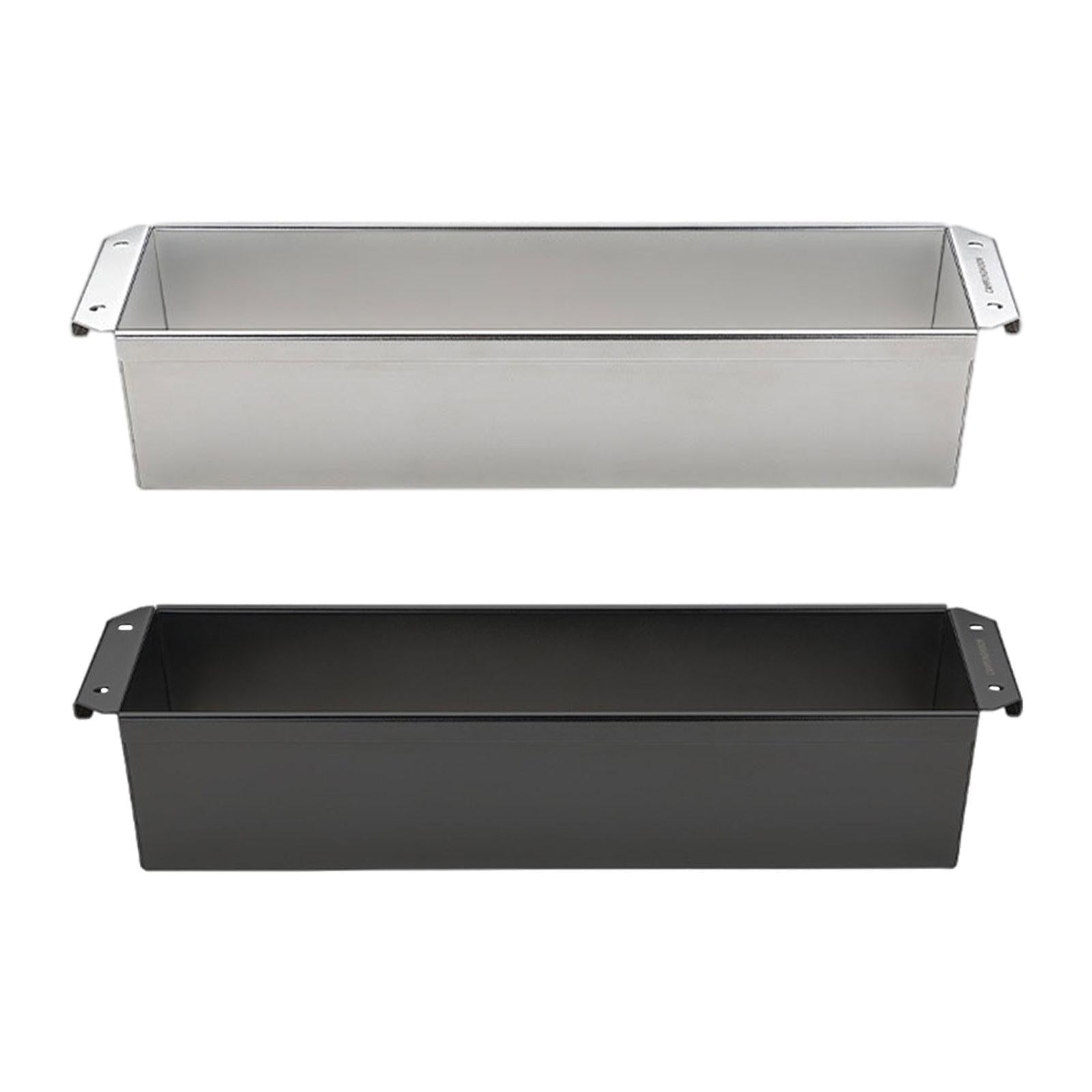 Utensil Tray Stainless Steel Tableware Organizer for Camping Picnics Counter silver