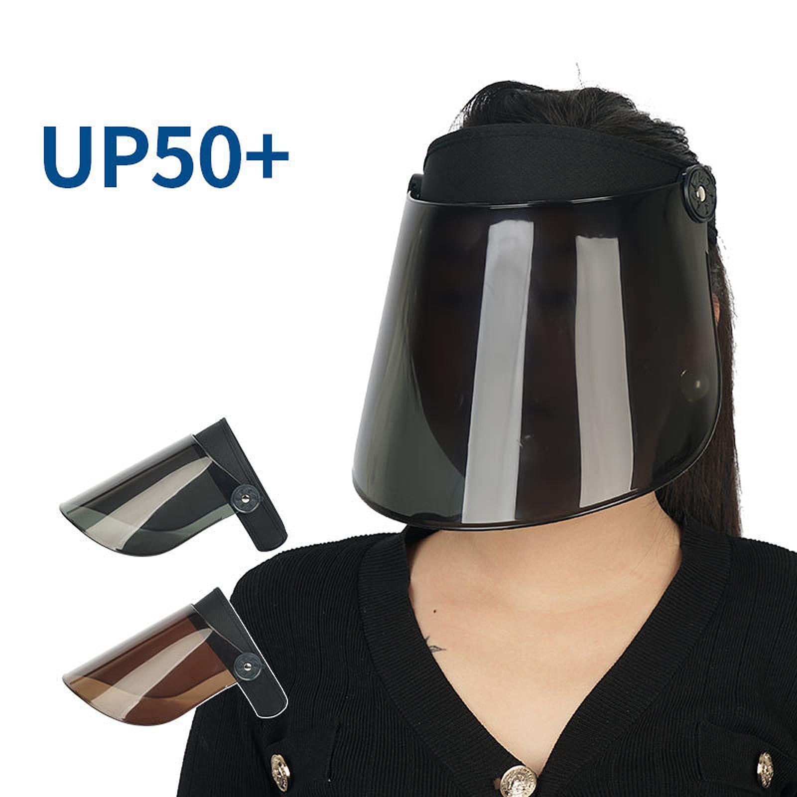Sun Visor Cap Casual Sunblock Beach Cap Protection for Hiking Tennis Camping Gray