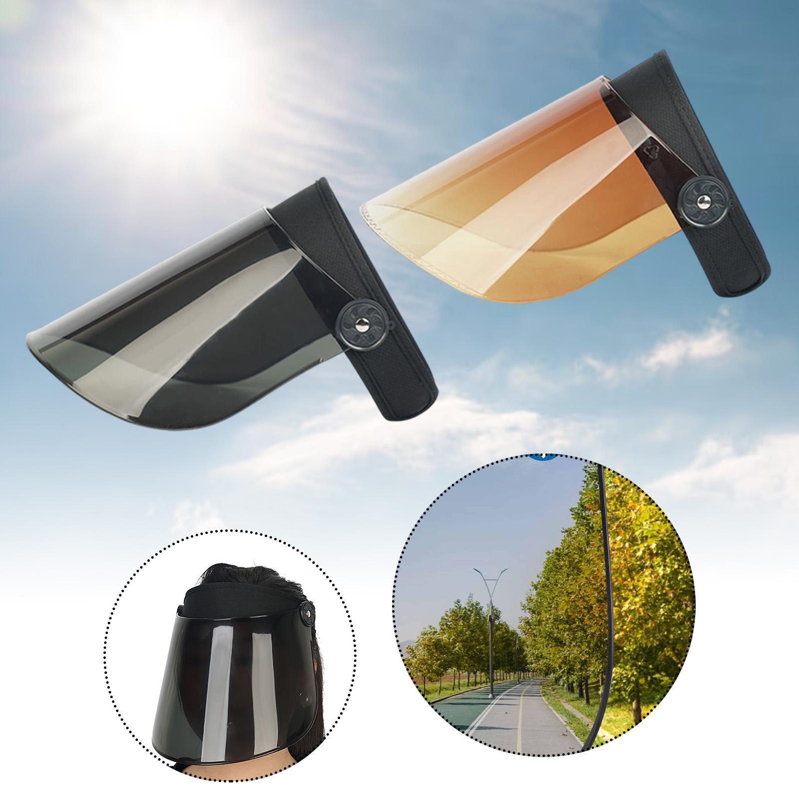 Sun Visor Cap Casual Sunblock Beach Cap Protection for Hiking Tennis Camping Gray