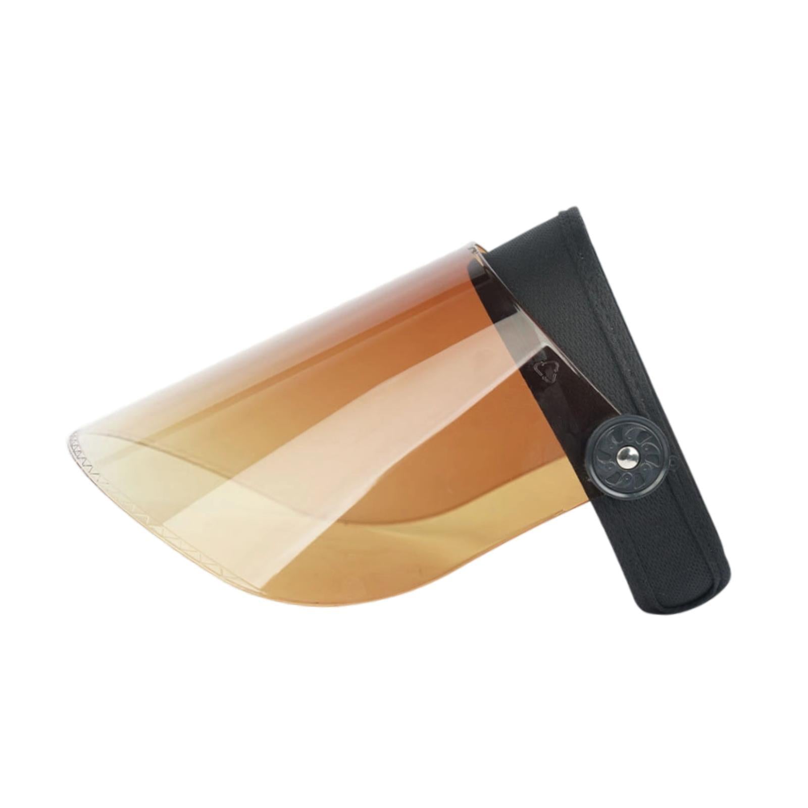 Sun Visor Cap Casual Sunblock Beach Cap Protection for Hiking Tennis Camping Gradient brown