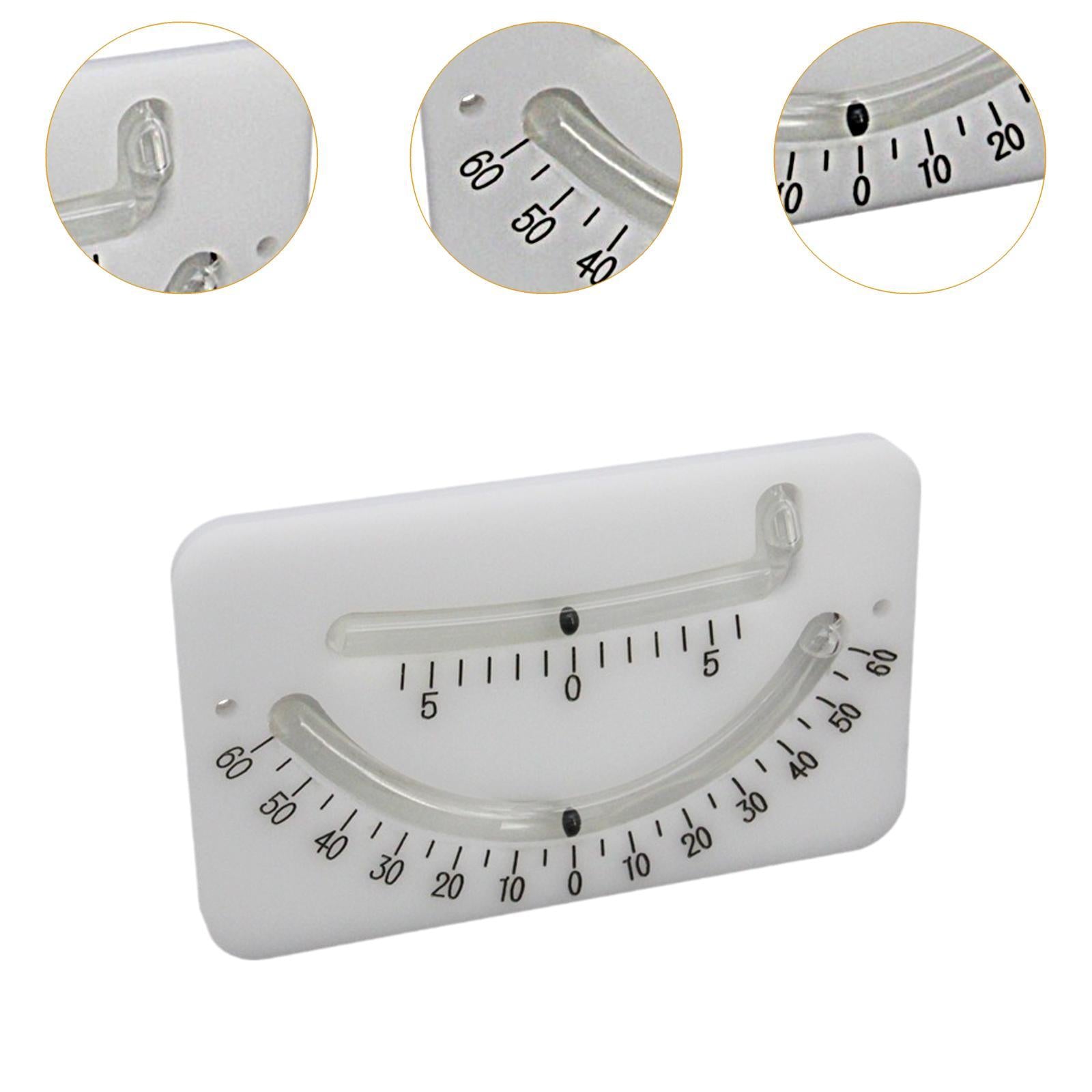 Marine Clinometer Level Bar Angle Level for Trailer Boat Vehicle Inclination
