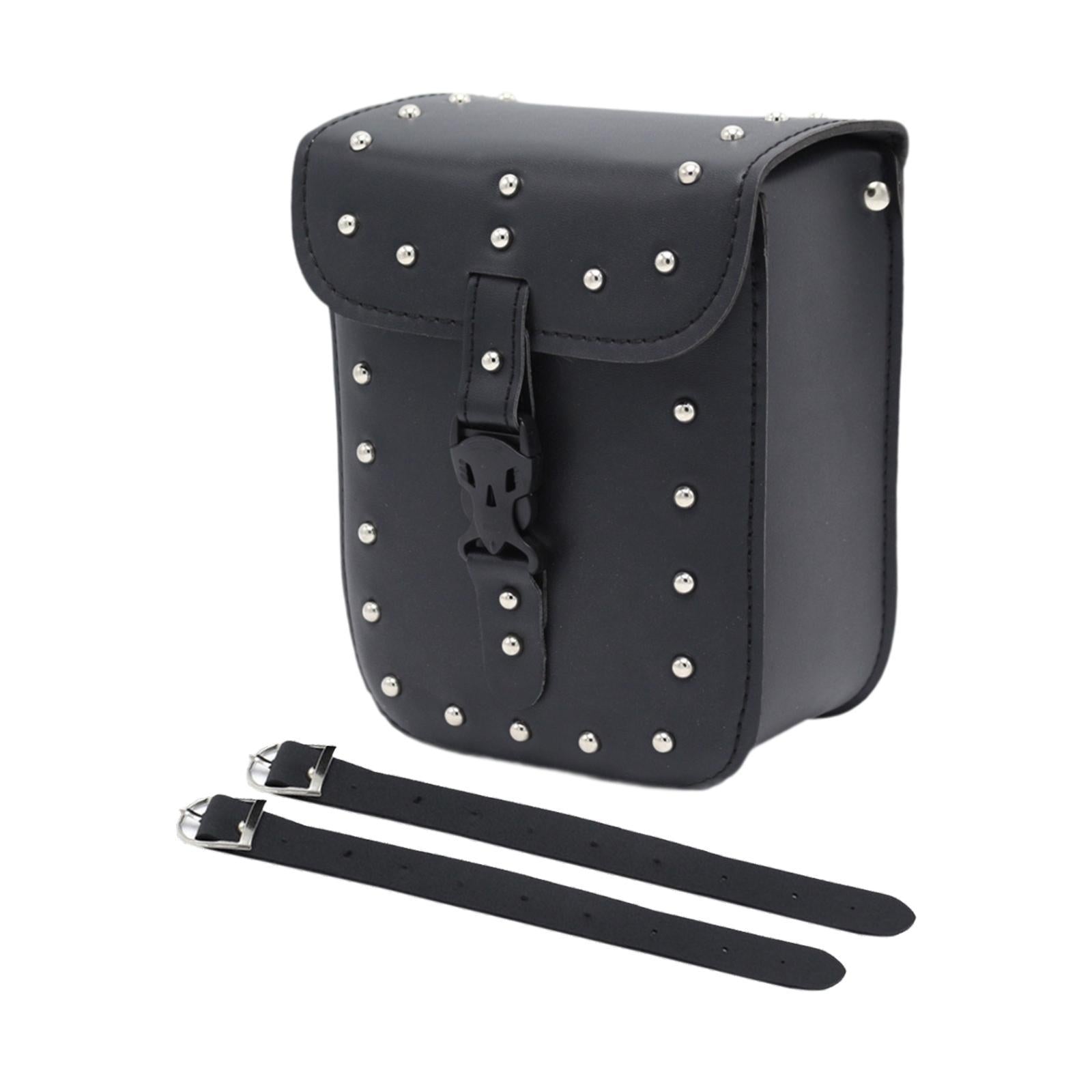 Handlebar Front Bag Motorcycle Waterproof Phone Holder Scooter Handlebar Bag with rivets