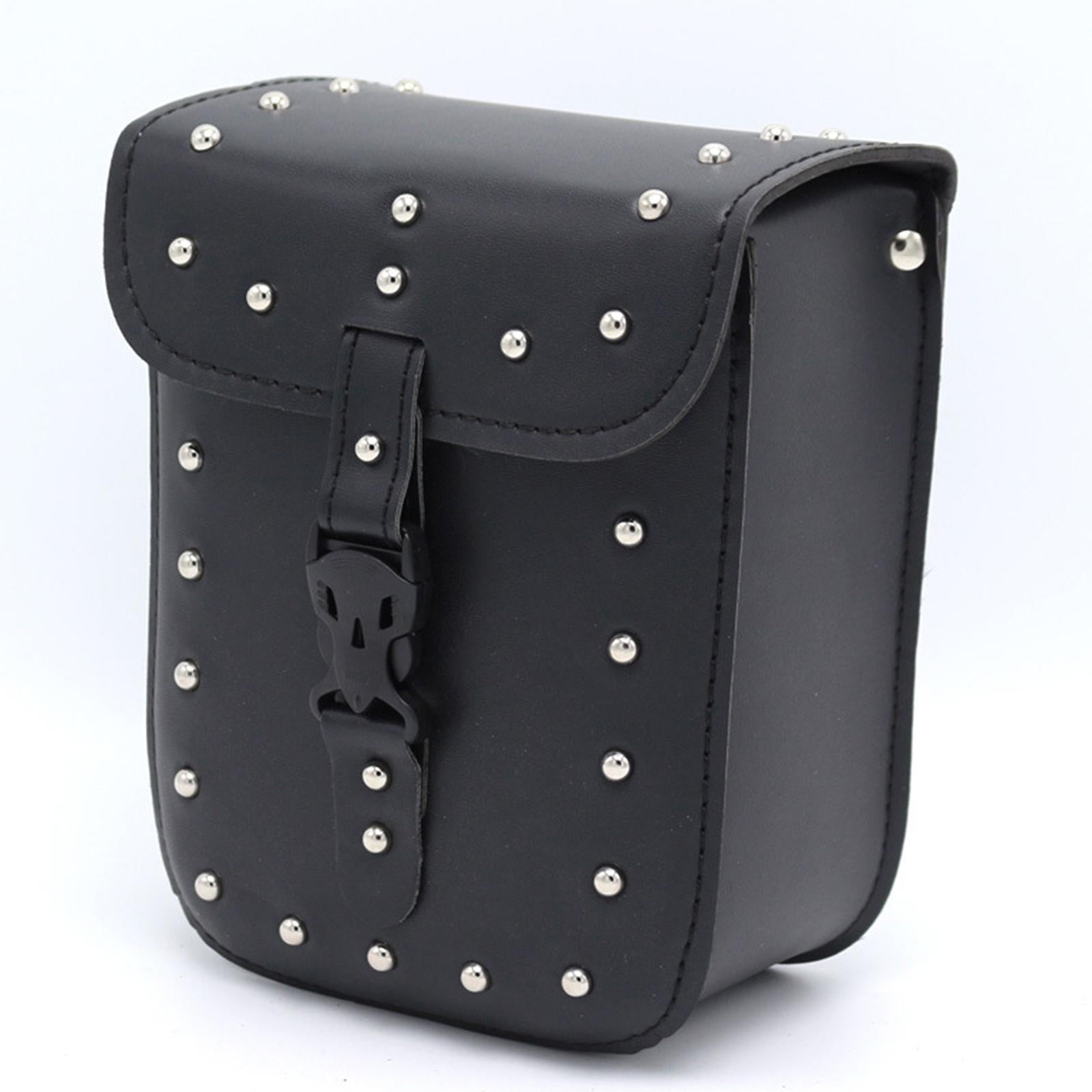 Handlebar Front Bag Motorcycle Waterproof Phone Holder Scooter Handlebar Bag with rivets