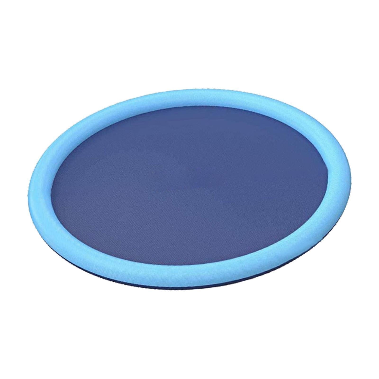 Splash Pad for Dogs Multifunctional Portable Anti Slip for Lawn Yard Outside Diameter 150cm