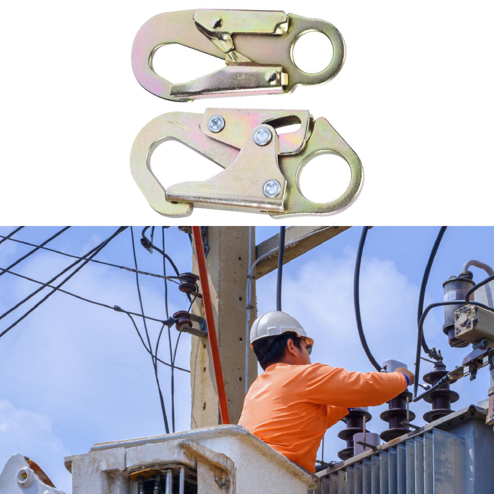 Snap Hook Professional Equipment 25kN for Rappelling Mountaineering Climbing Small