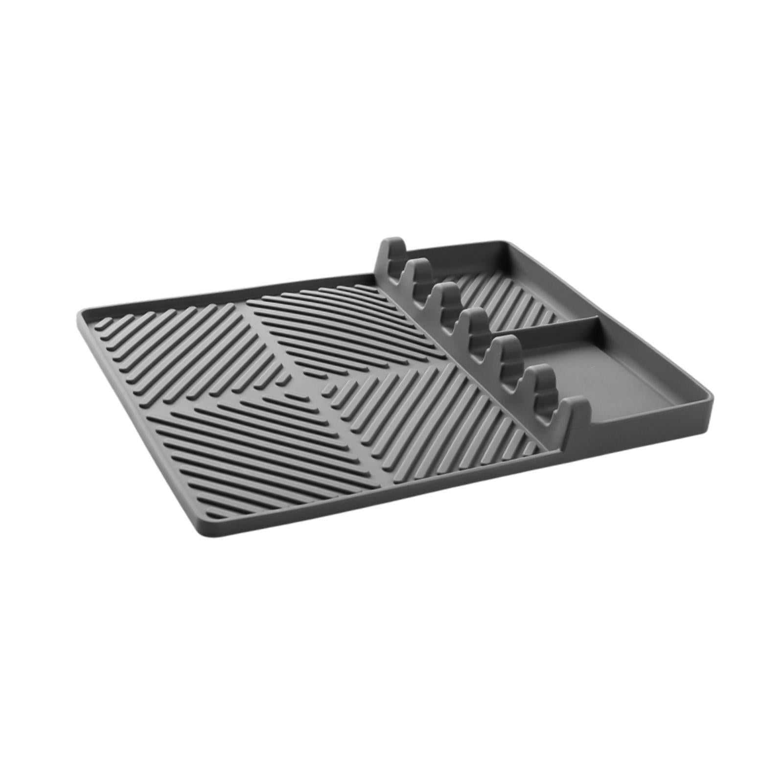 Silicone Griddle Mat Barbeque Grill Accessories for Outdoor Grilling Cooking 32cmx24cmx1cm Gray