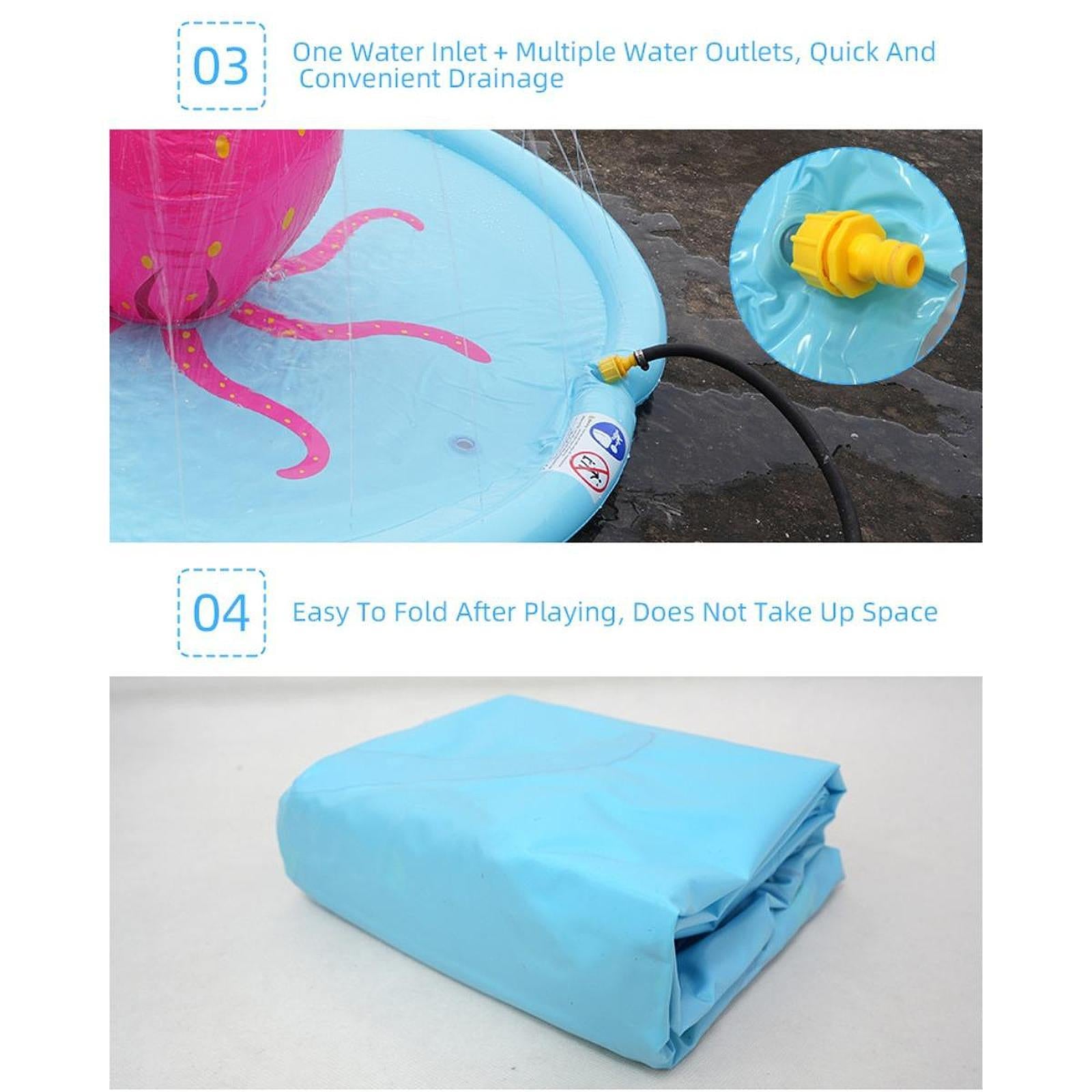 Splash Pad for Kids Thickened Summer Water Toys for Boys Girls Children Kids