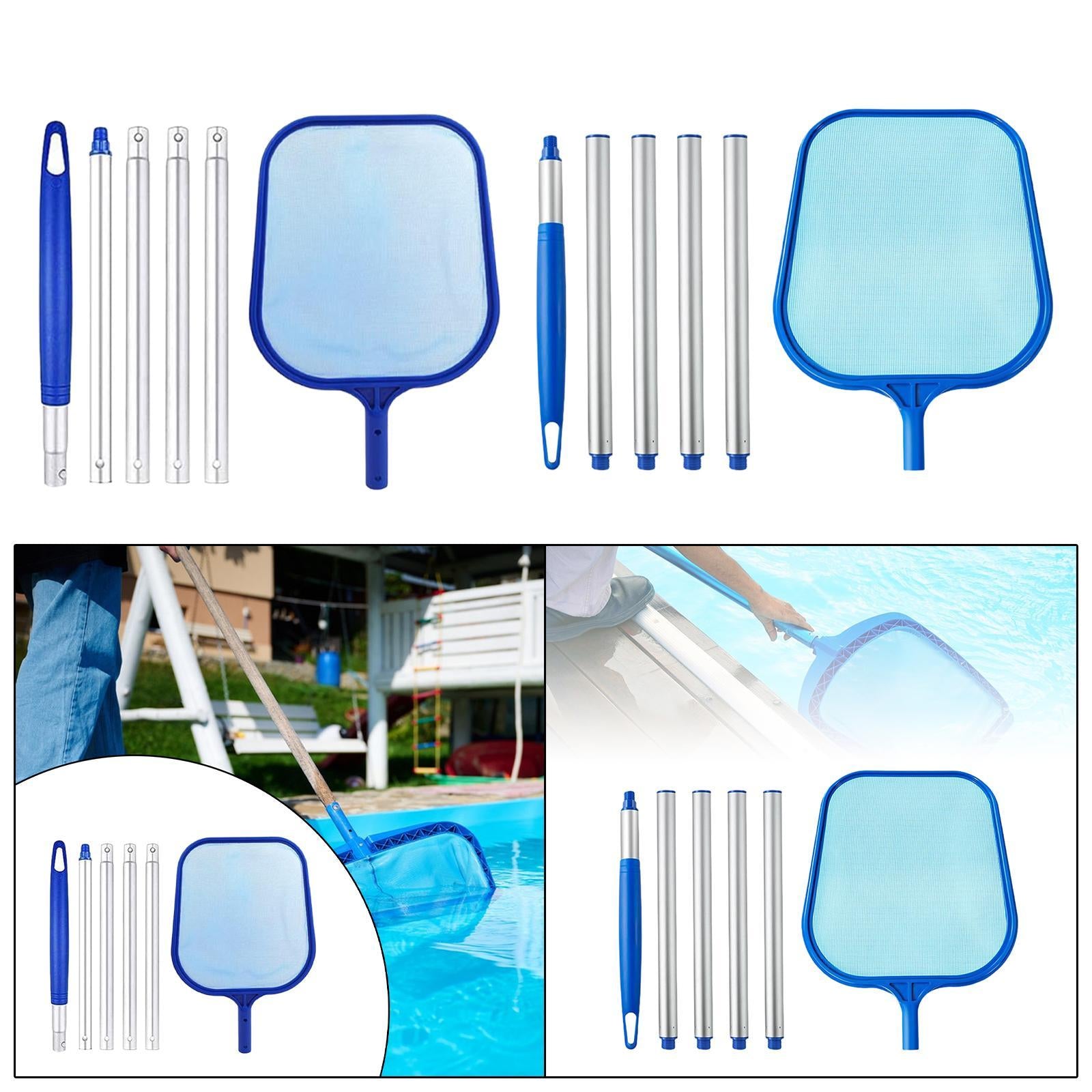 Swimming Pool Skimmer Net Comfortable Leaf Skim Net for Pond Bathtub Hot Tub Thread