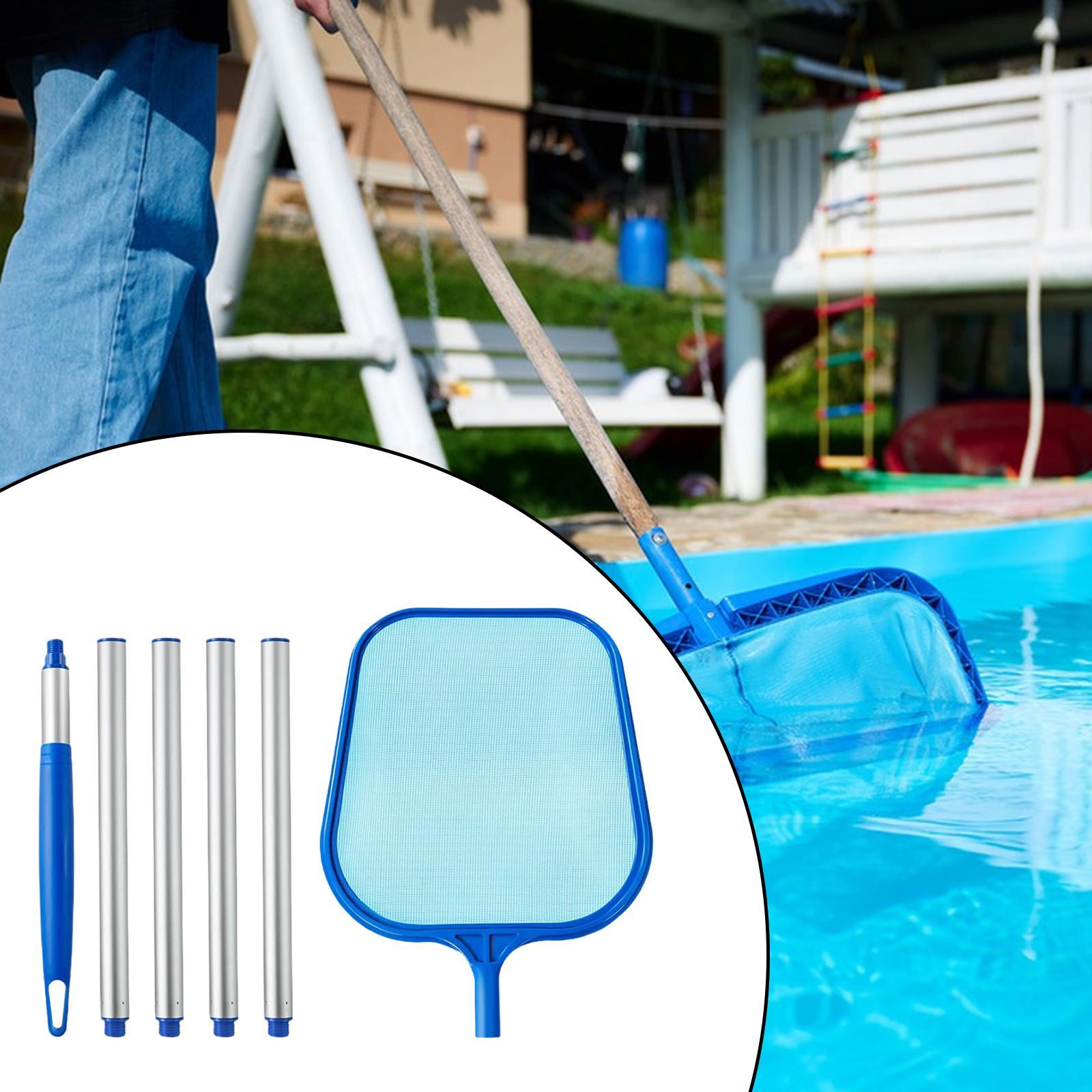 Swimming Pool Skimmer Net Comfortable Leaf Skim Net for Pond Bathtub Hot Tub Thread