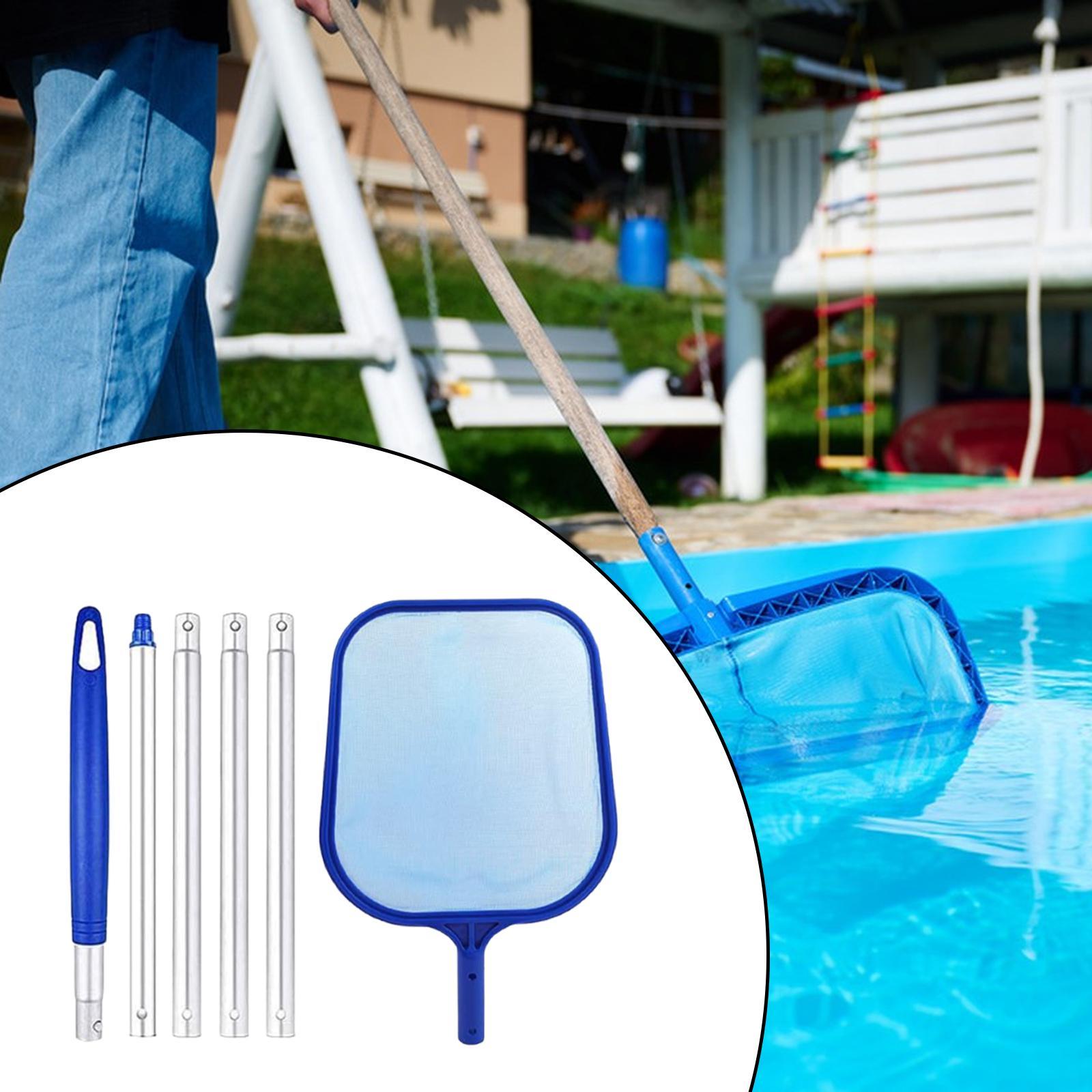 Swimming Pool Skimmer Net Comfortable Leaf Skim Net for Pond Bathtub Hot Tub Snap