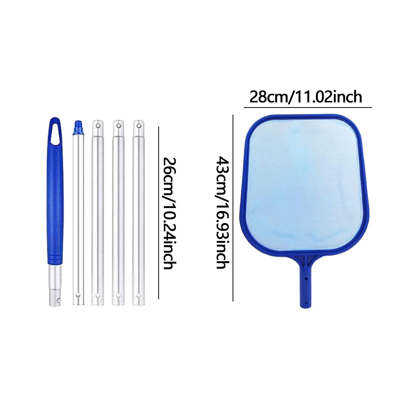 Swimming Pool Skimmer Net Comfortable Leaf Skim Net for Pond Bathtub Hot Tub Snap